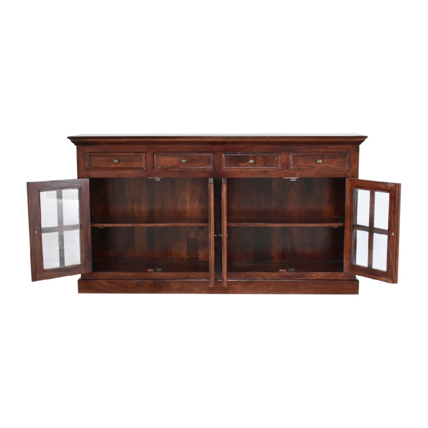 Large Glazed Sideboard - Cherry - Image 22