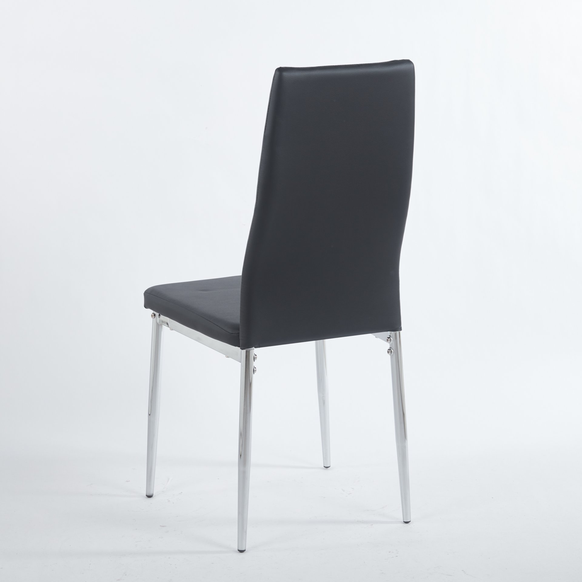 Dining Chair Design For Living Room, Kitchen (Set of 4) - Chrome - Image 8