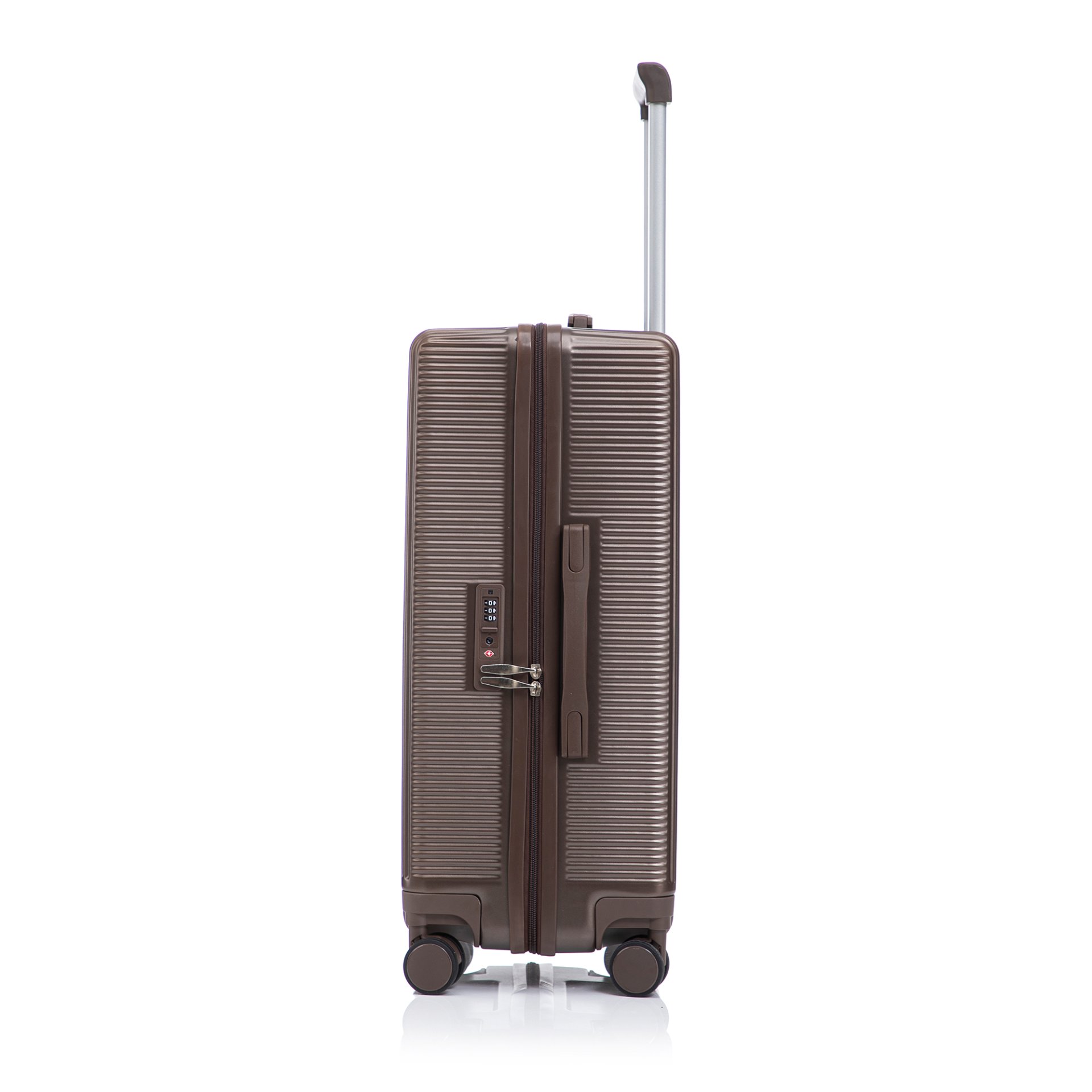 20" / 24" / 28" 3 Pieces / Set Spinner Wheel Luggage, Carry On Suitcase, Matching Color, TSA Combination Lock - Brown - Image 26