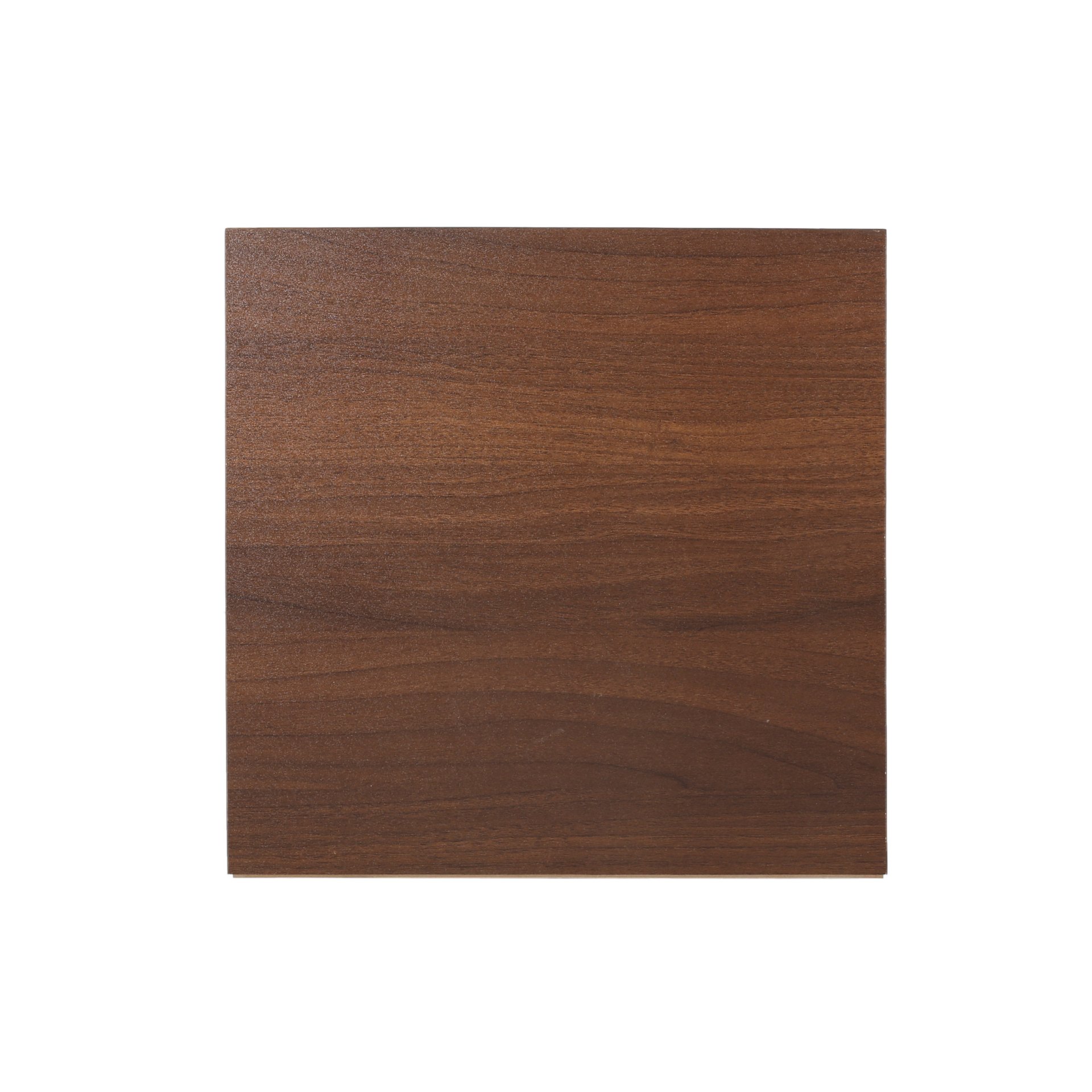 2 Toned Particle Board End Table - White / Walnut - Image 9