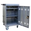 30 And 2 Bay Mobile School Charging Cart Station For Chromebook, Tablet And Laptop Computer With Power Strip Included - Silver - Image 10