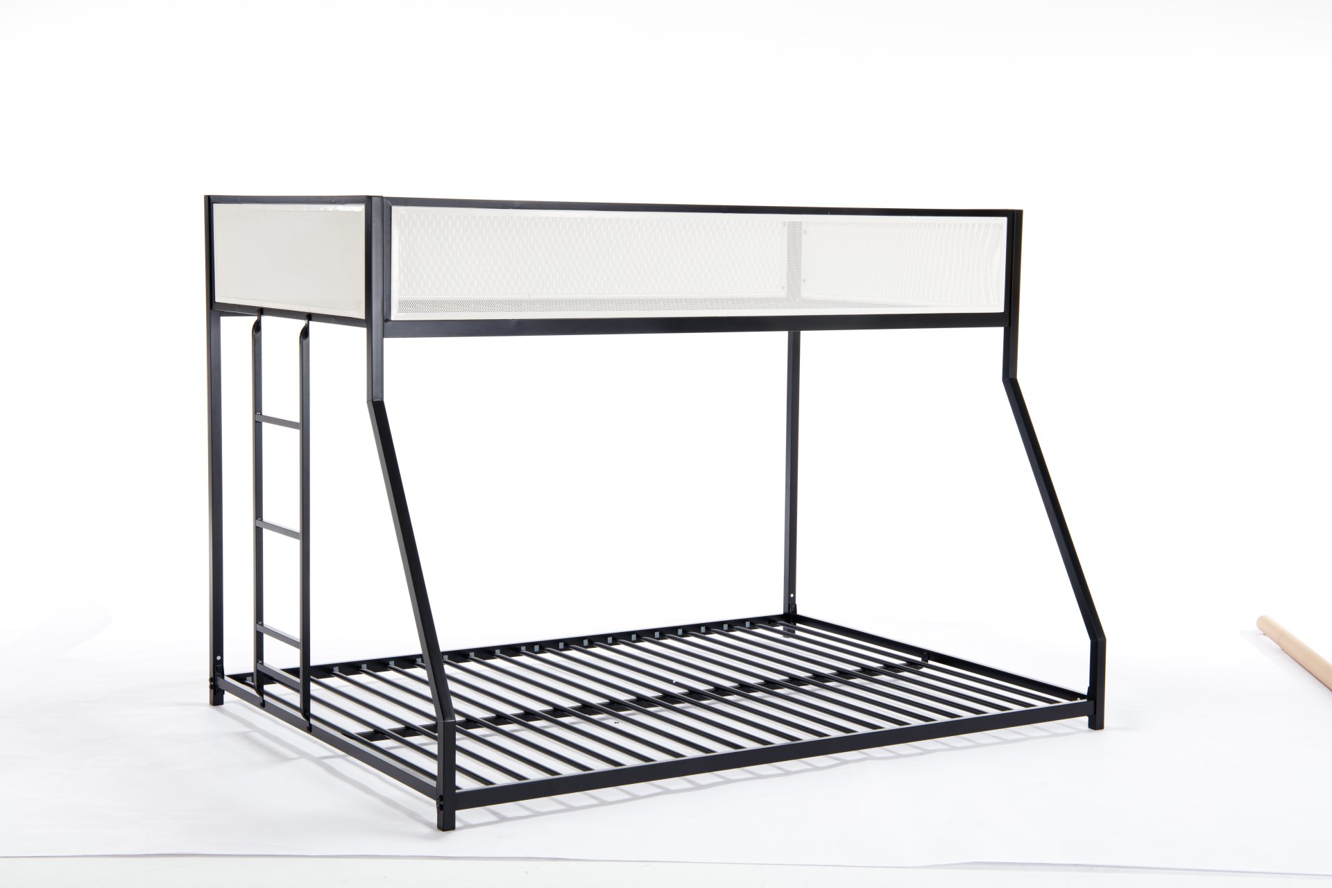 Adam - Twin Over Full Bunk Guard Rail - Black With White Mesh - Image 20