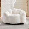 Lotus Compression Sofa Bean Bag With Pull Ring - White - Image 7