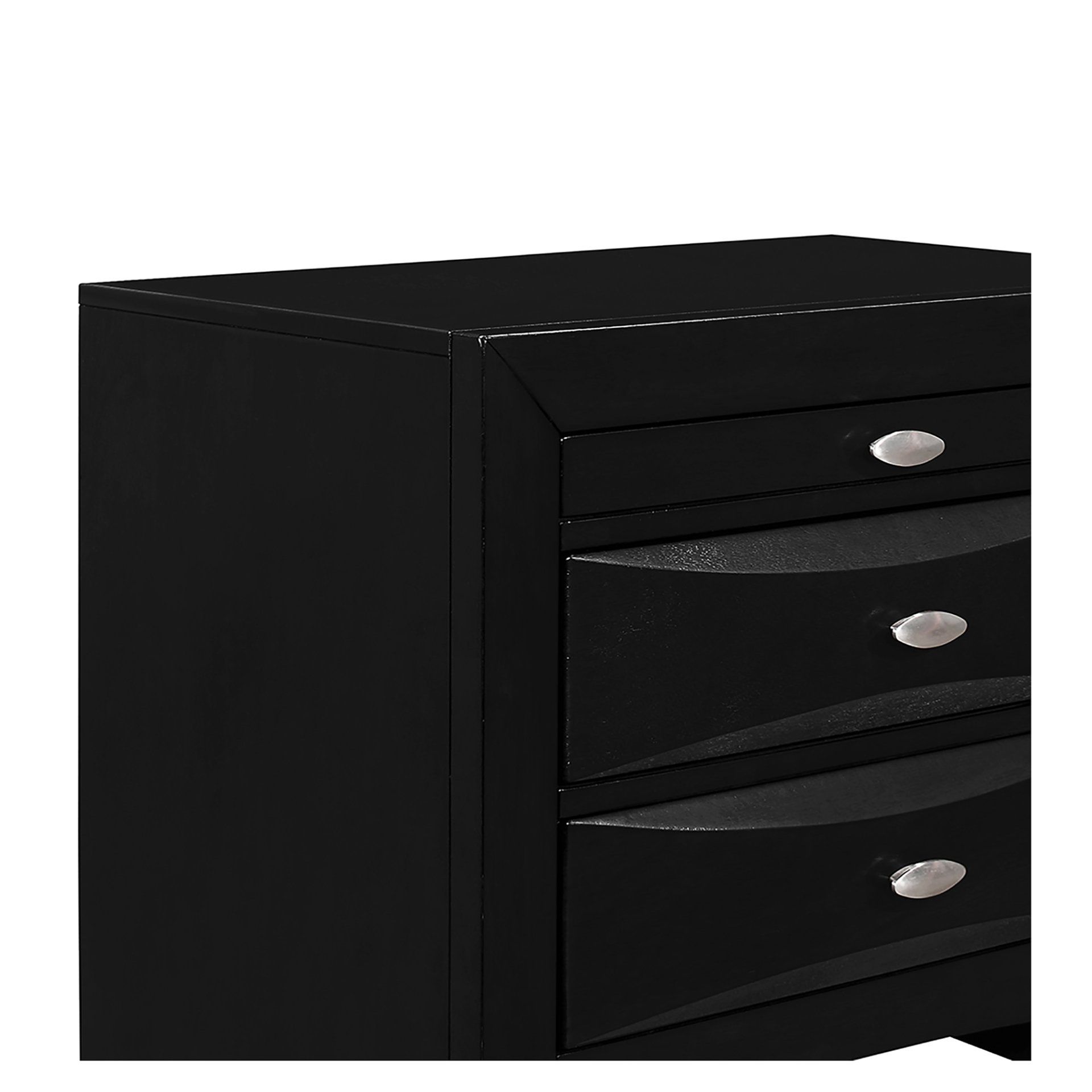 Lucille - Chest With Spacious Drawers - Black - Image 7