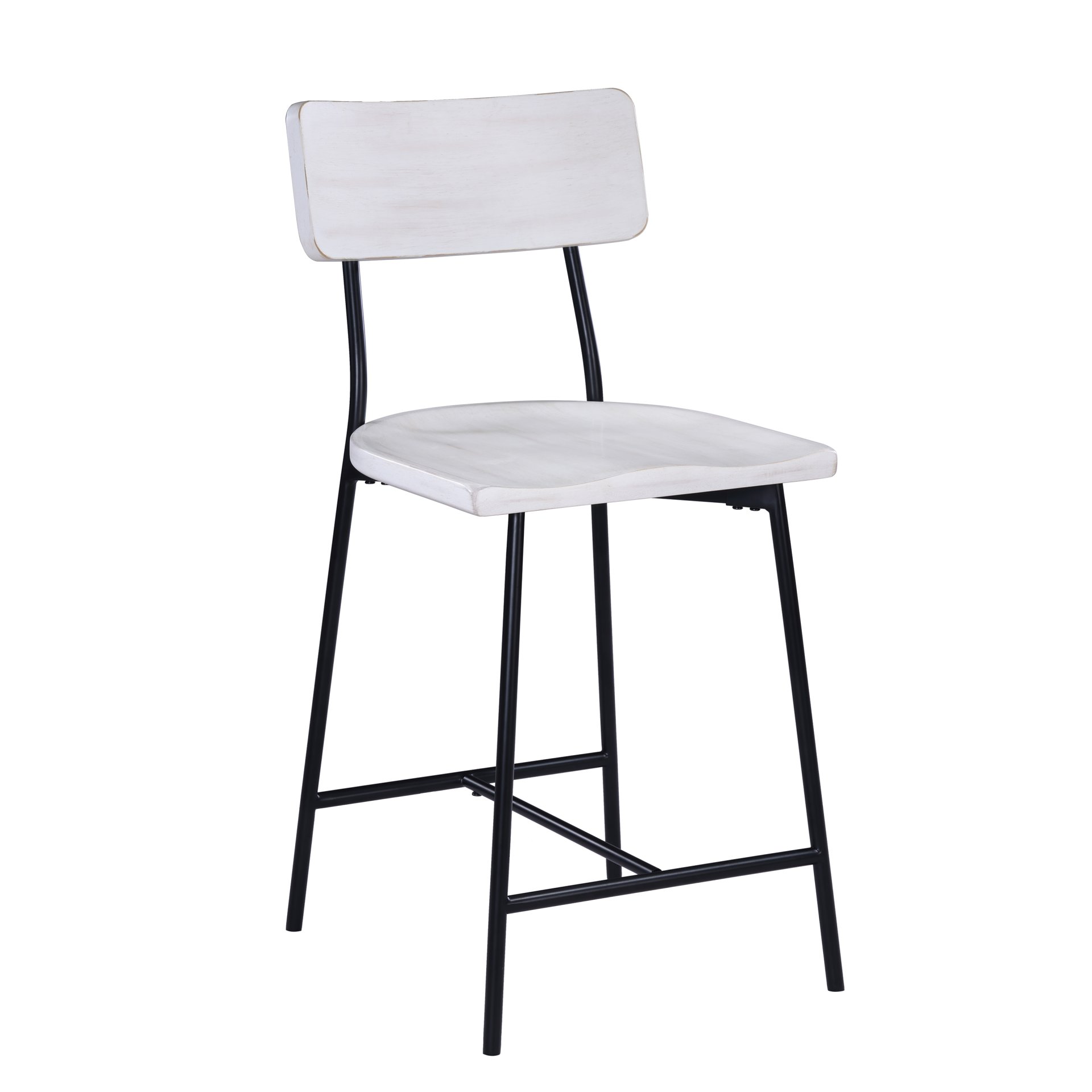 Badin - Counter Stool - White Washed - Image 9