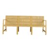 1 Piece Indoor / Outdoor 3 Seater Sofa, UV Resistant, Waterproof And Durable - Brick Yellow - Image 13