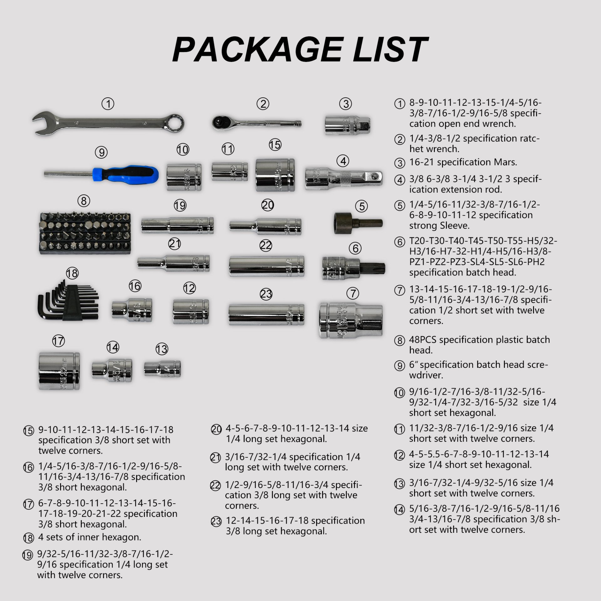 Tool Box With 266 Pieces Hand Tool Set - Black - Image 4