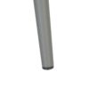 Outdoor Bar Height Metal Frame Counter Stools With Scallop Shaped Backrest & Water Resistant Cushions (Set of 2) - Matte Gray - Image 18