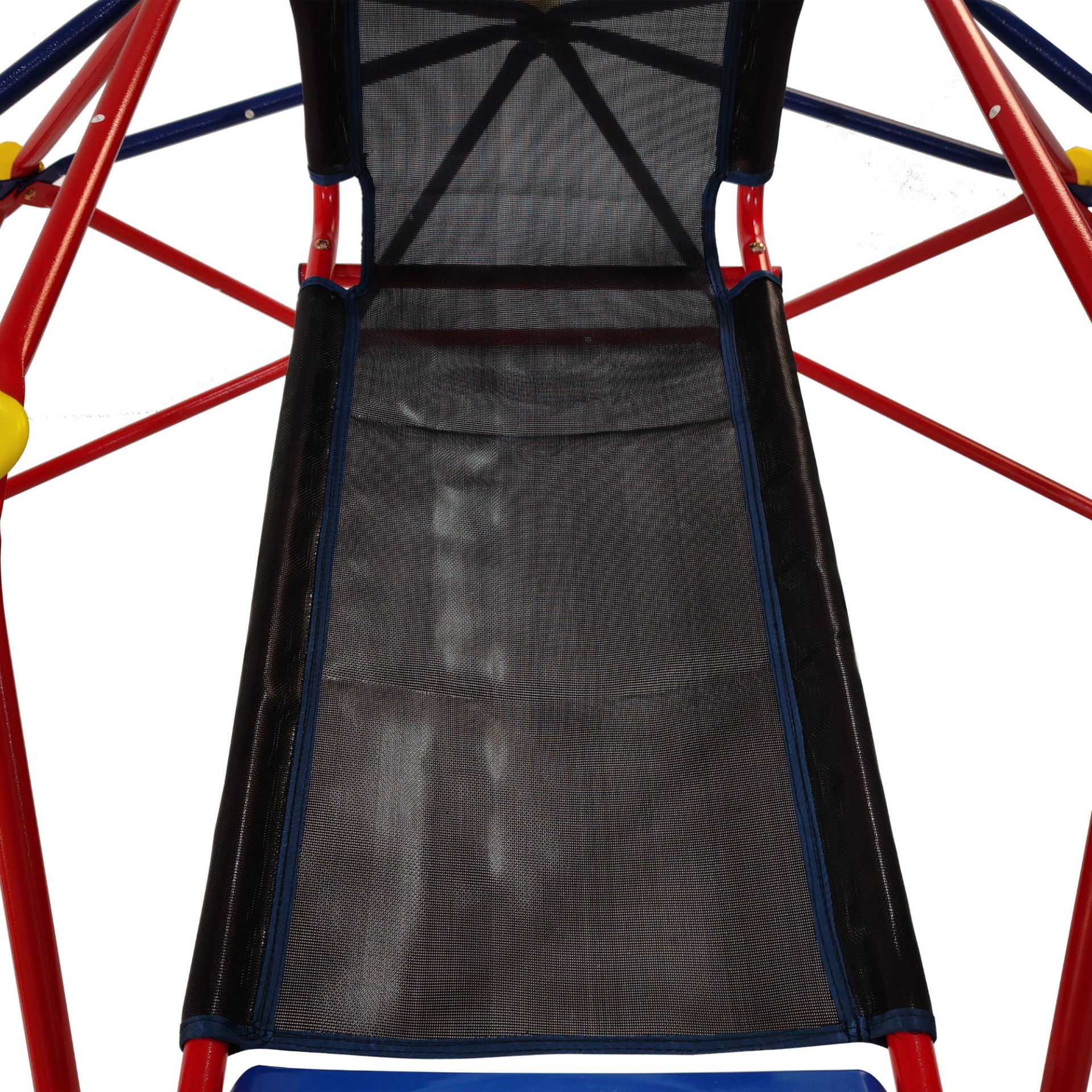 Innovative Dome Climber With Slide And Climbing Stones - Blue / Red - Image 7