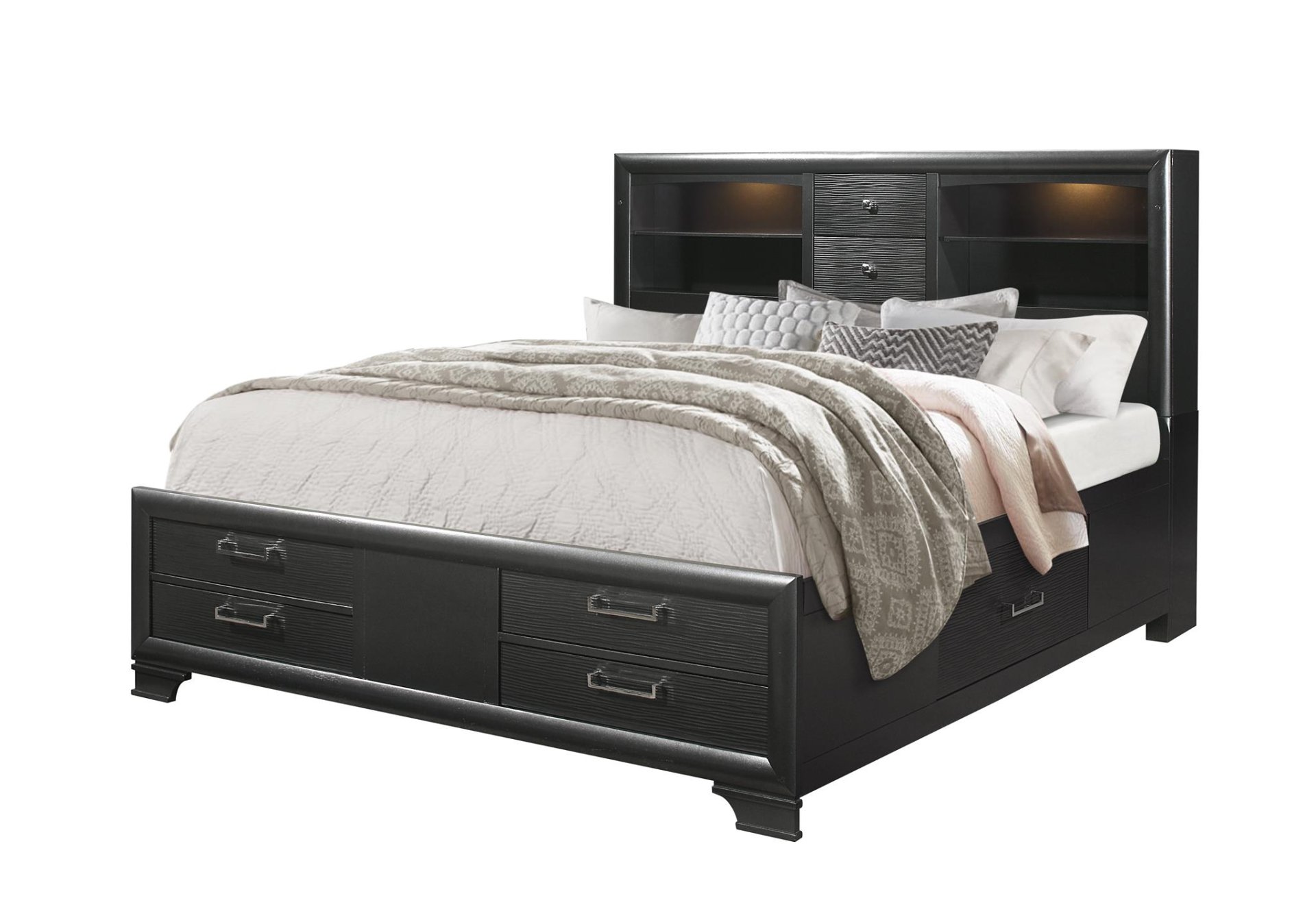Civic - Queen Bed - Gray - Image 10