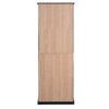 Bathroom Storage Cabinet, Adjustable Shelves & Drawer, Freestanding Linen Tower - Black - Image 14