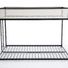 Adam - Twin Over Full Bunk Guard Rail - Black With White Mesh - Image 24