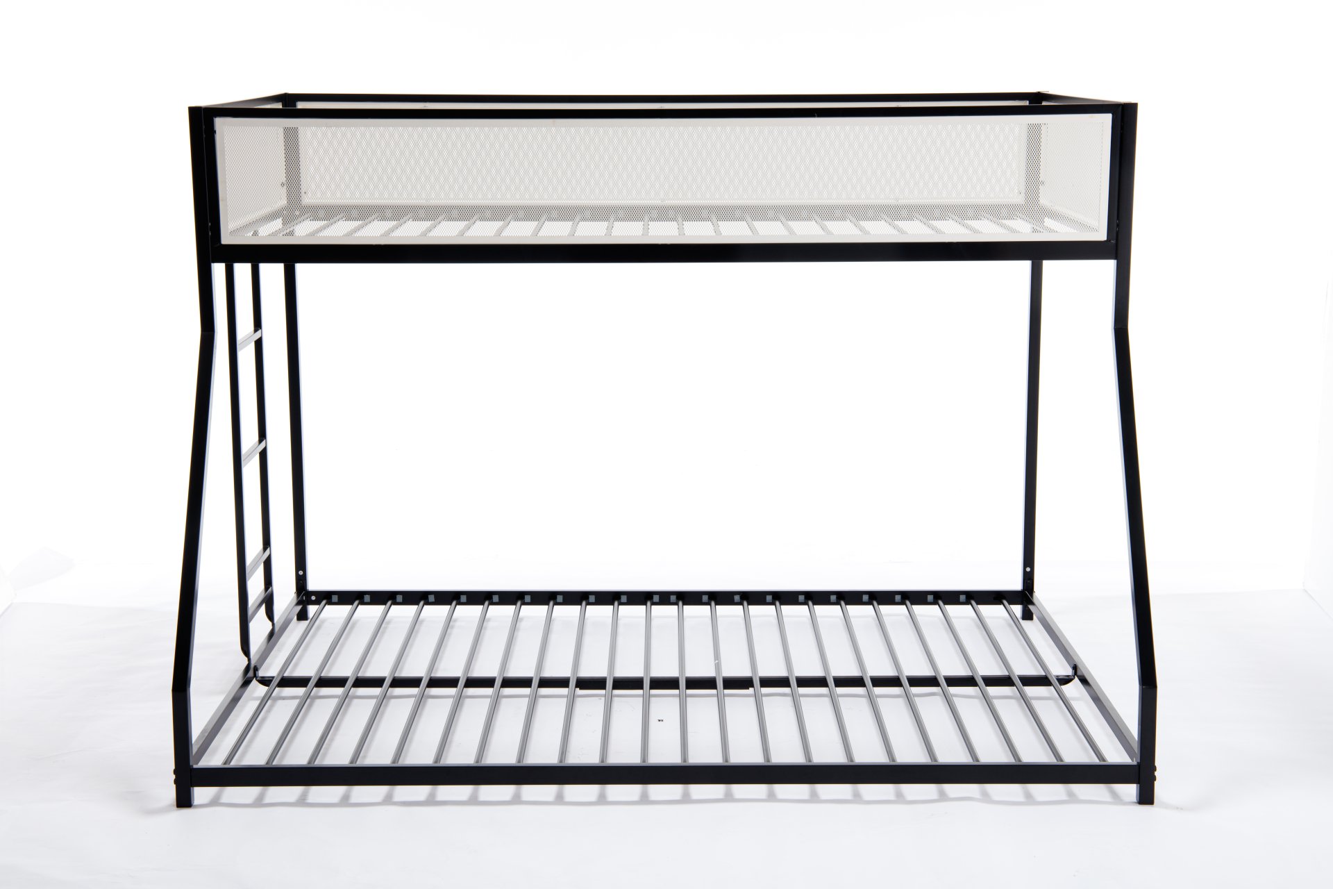 Adam - Twin Over Full Bunk Guard Rail - Black With White Mesh - Image 24