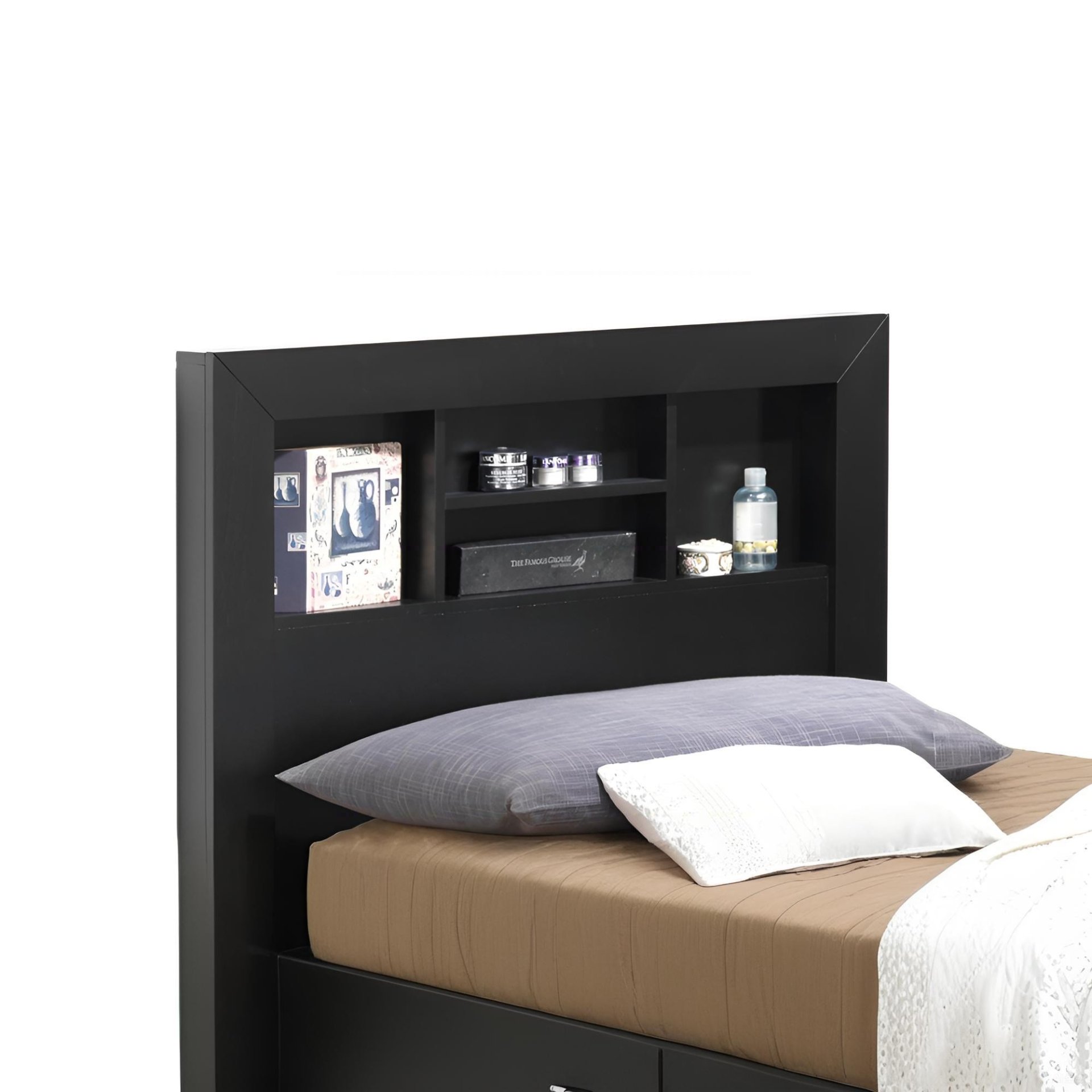 Twin Storage Bed - Black - Image 4