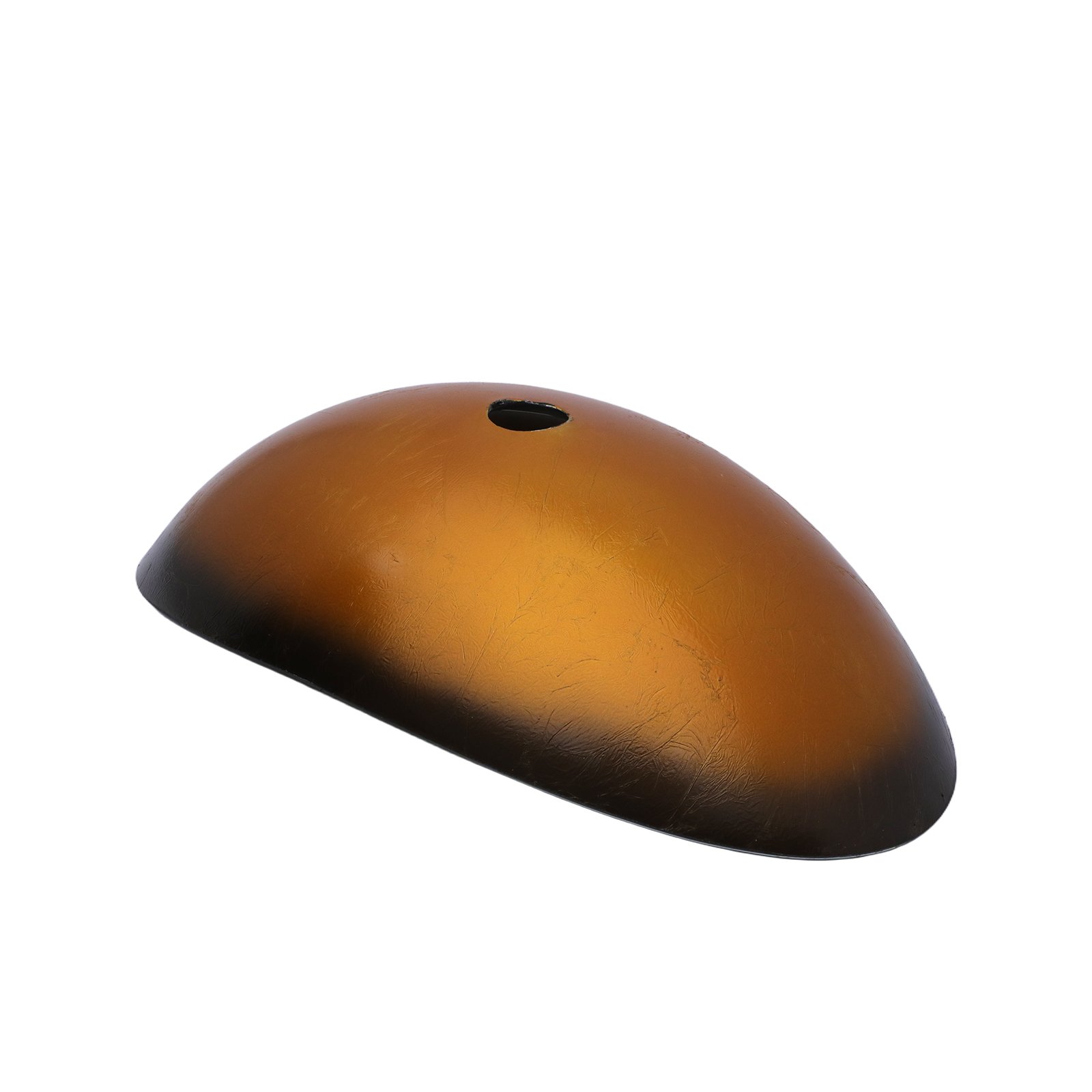 Vessel Sink With Pop Up Drain, Boat Shape Above Counter Bathroom Sink - Gold - Image 10