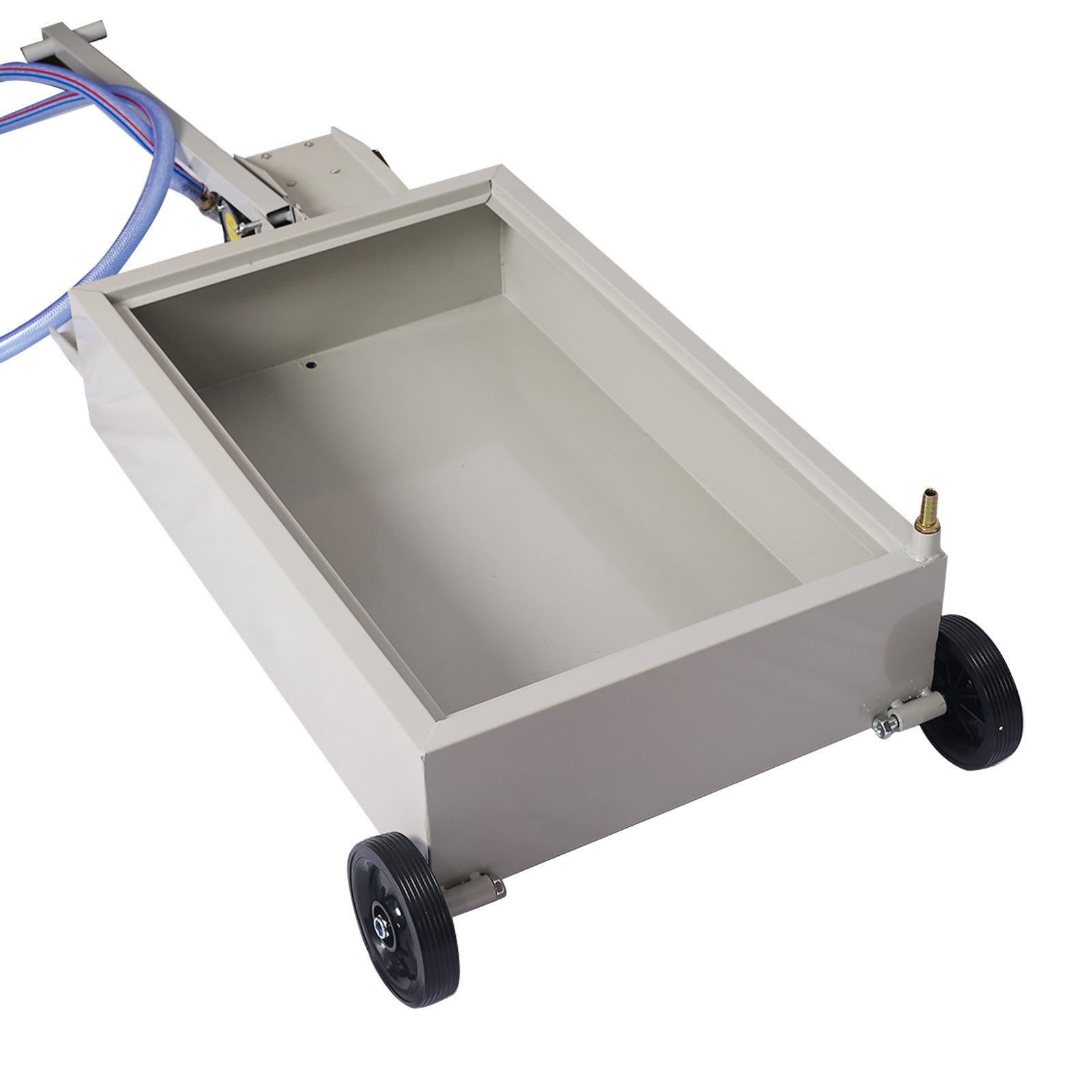High Impact Polypropylene 20 Gallon Low Profile Oil Drain With Pump Steel - Gray - Image 7