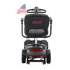 Max Sport - 4 Wheels Outdoor Compact Mobility Scooter With 2 In 1 Cup & Phone Holder - Gray - Image 4