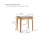 Compact Table Dresser, Accessories Storage Width Drawer - Natural - Image 13