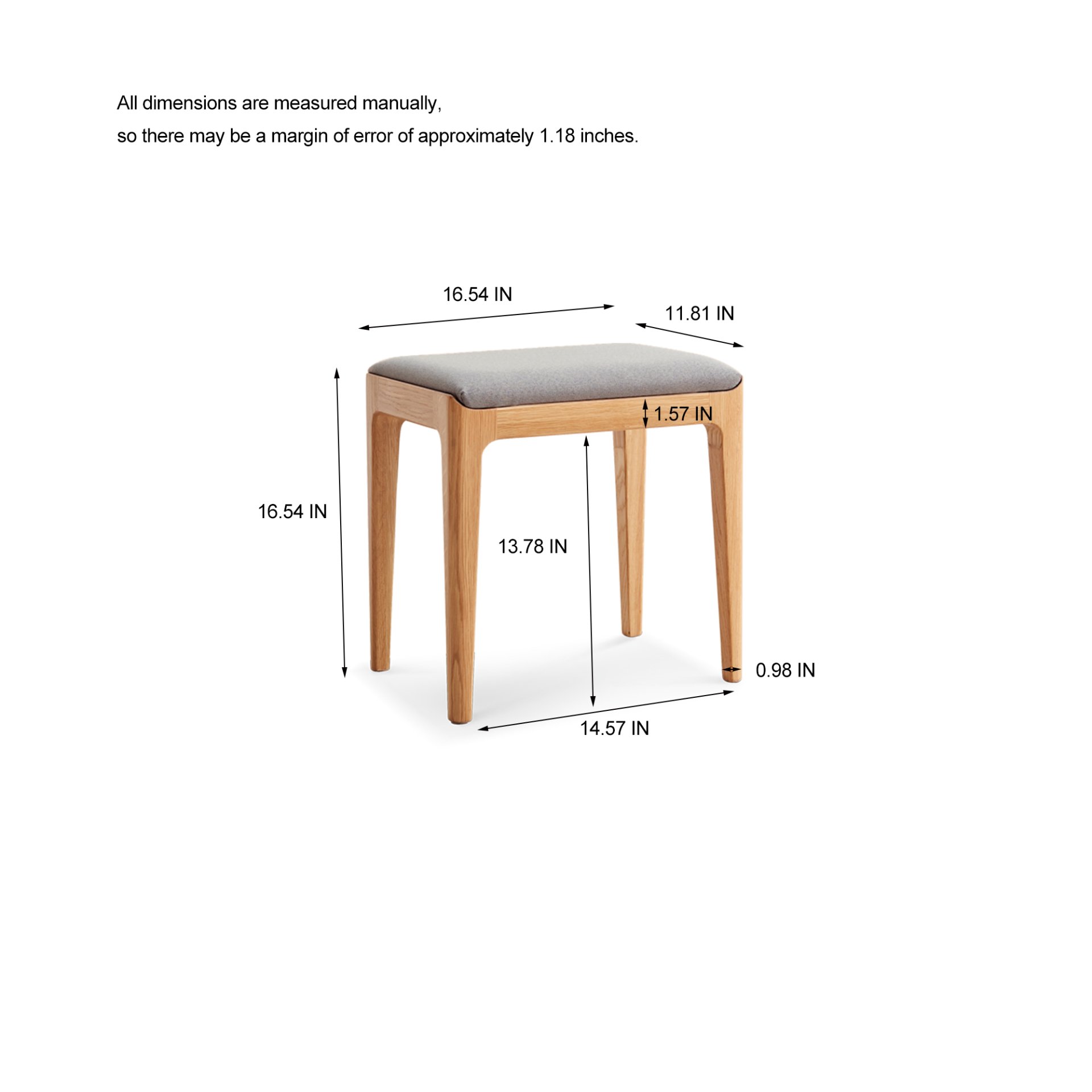 Compact Table Dresser, Accessories Storage Width Drawer - Natural - Image 13