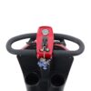Max Plus - 4 Wheels Outdoor Compact Mobility Scooter With 2 Pieces X 20Ah Lead Acid Battery, 16 Miles, Cuo Holders & USB Charger Port - Red - Image 7