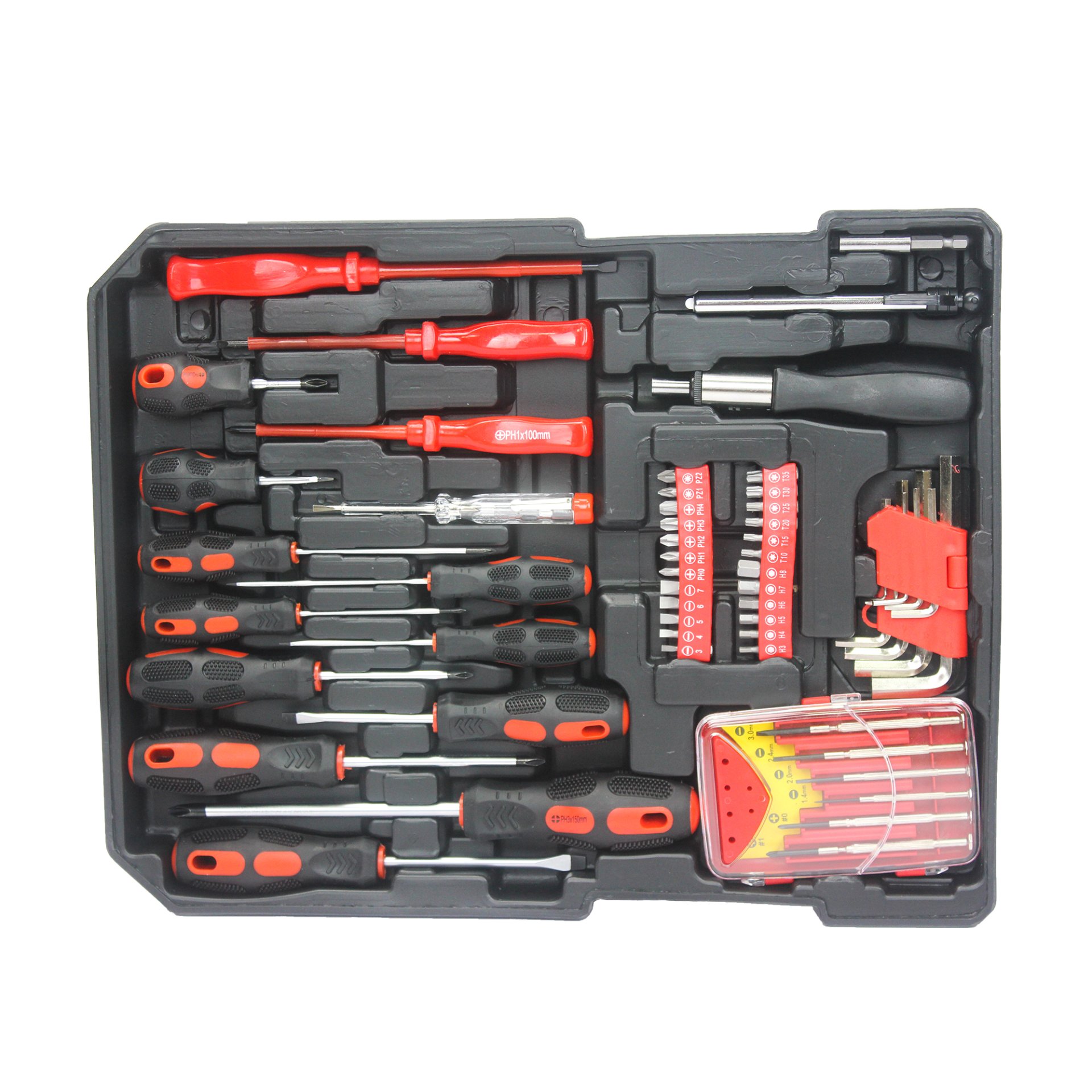 899 Piece Home Repair Tool Set With Rolling Plastic Toolbox, 4 Drawers, General Household Maintenance Kit For Garden, Homeowner, Handyman - Silver - Image 13