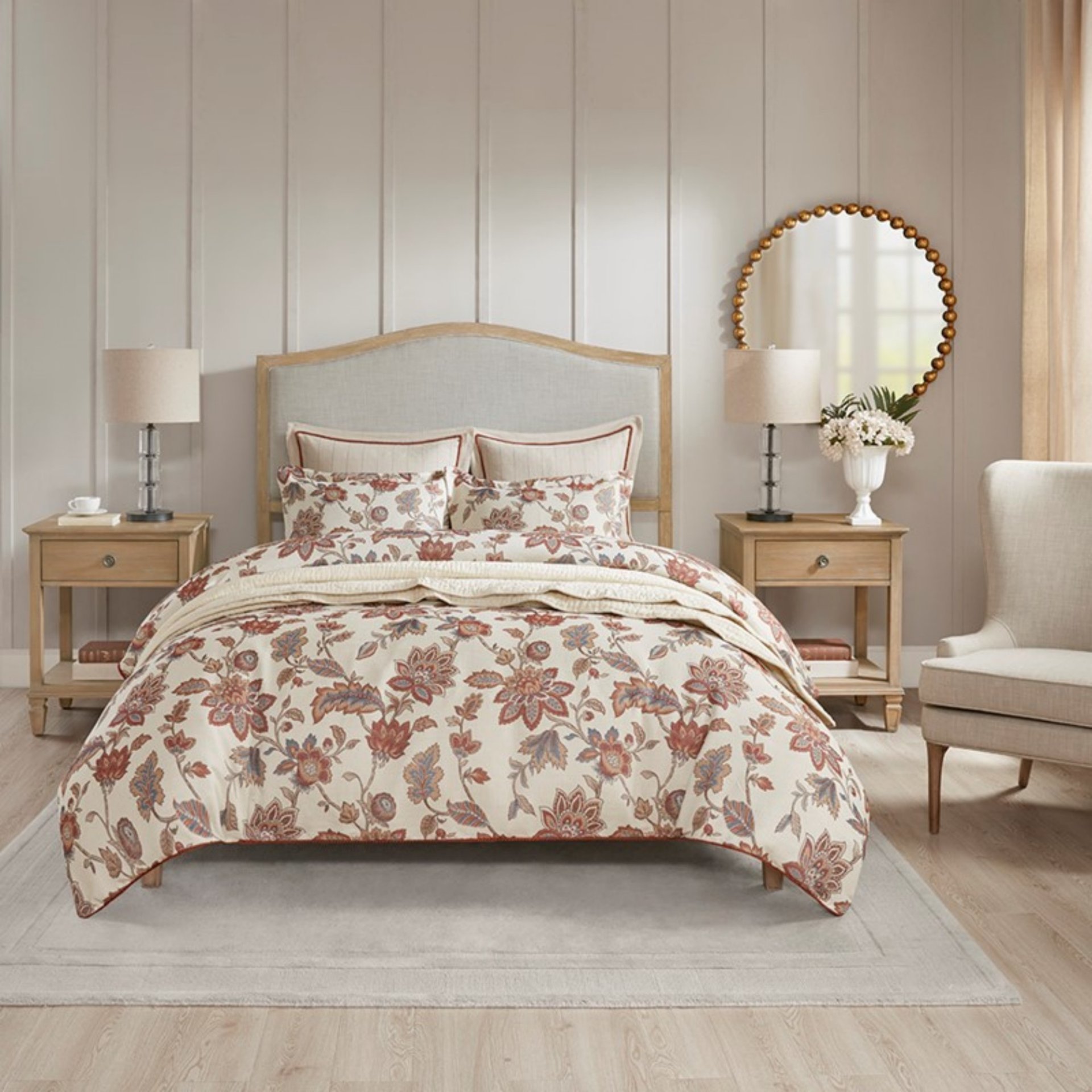 Victoria - Bedside Table With Drawer And Shelf - Light Natural - Image 6