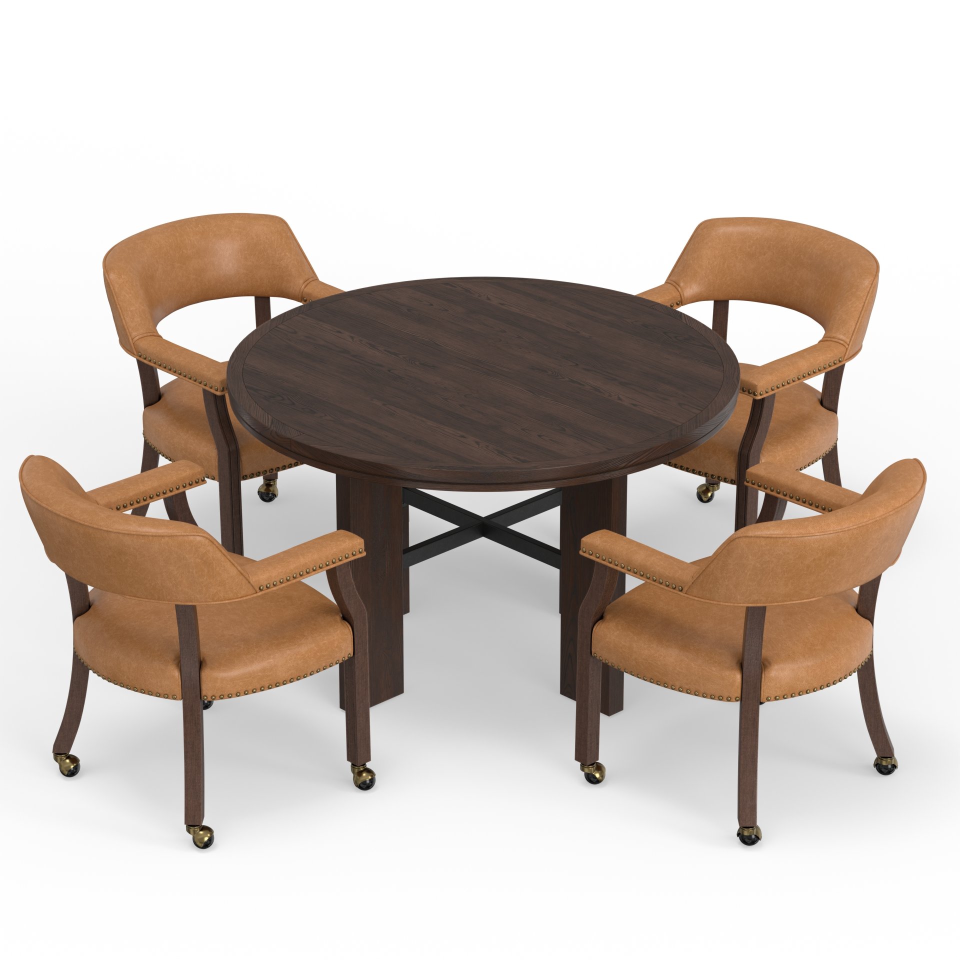 Gorman - Dining And Game Table - Walnut Brown - Image 18