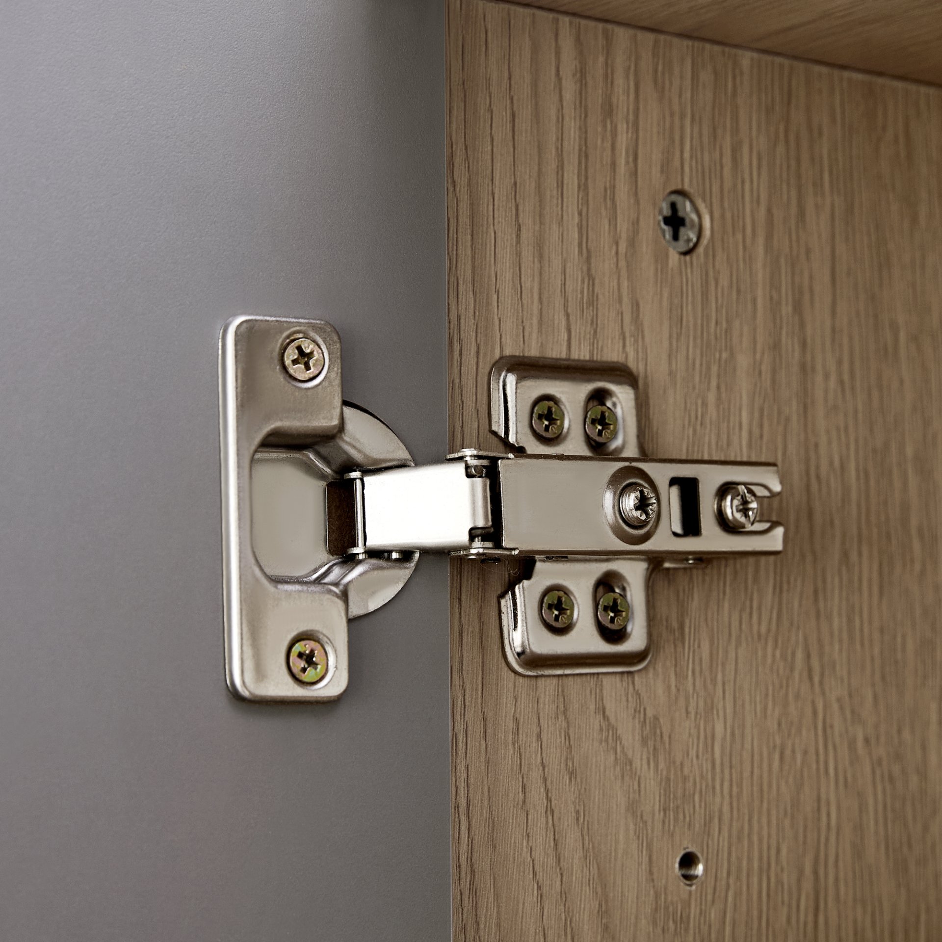 Modern Multi Functional Shoe Storage Bench & Cabinets With Adjustable Shelves - Gray / Natural Wood / White - Image 11