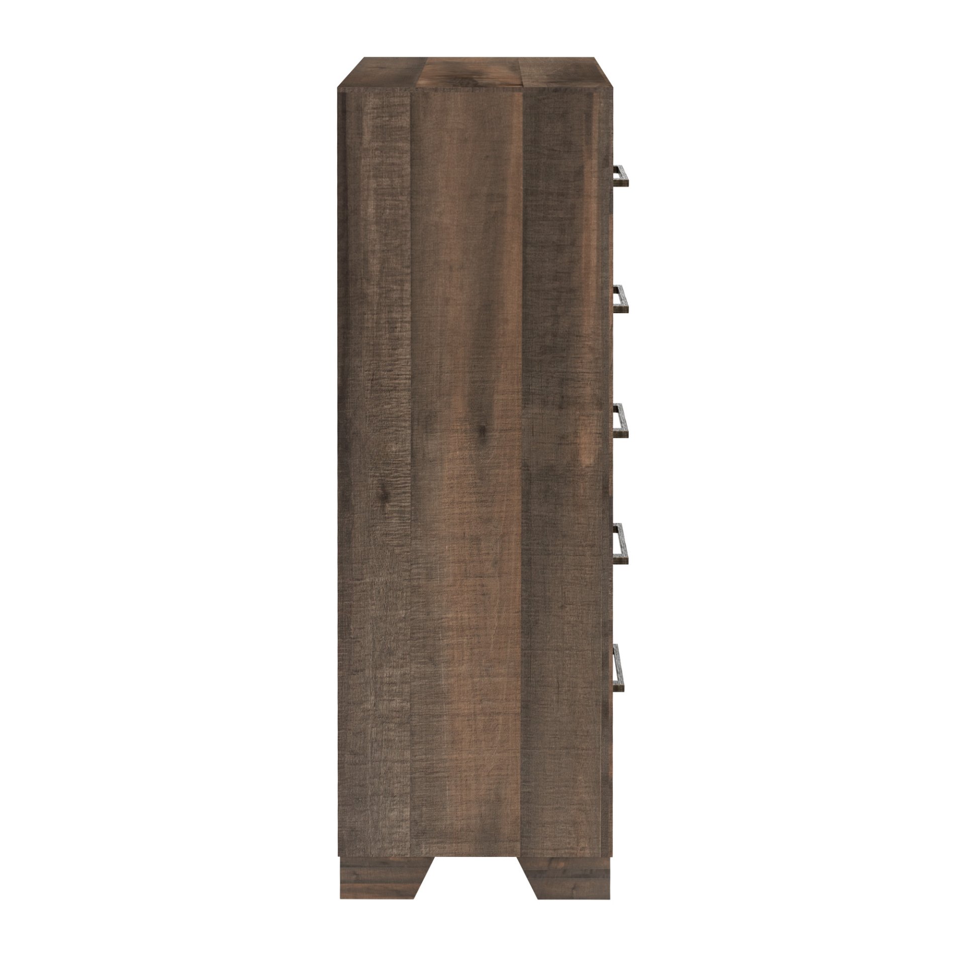 5 Drawer Chest With Casual Style - Brown - Image 5