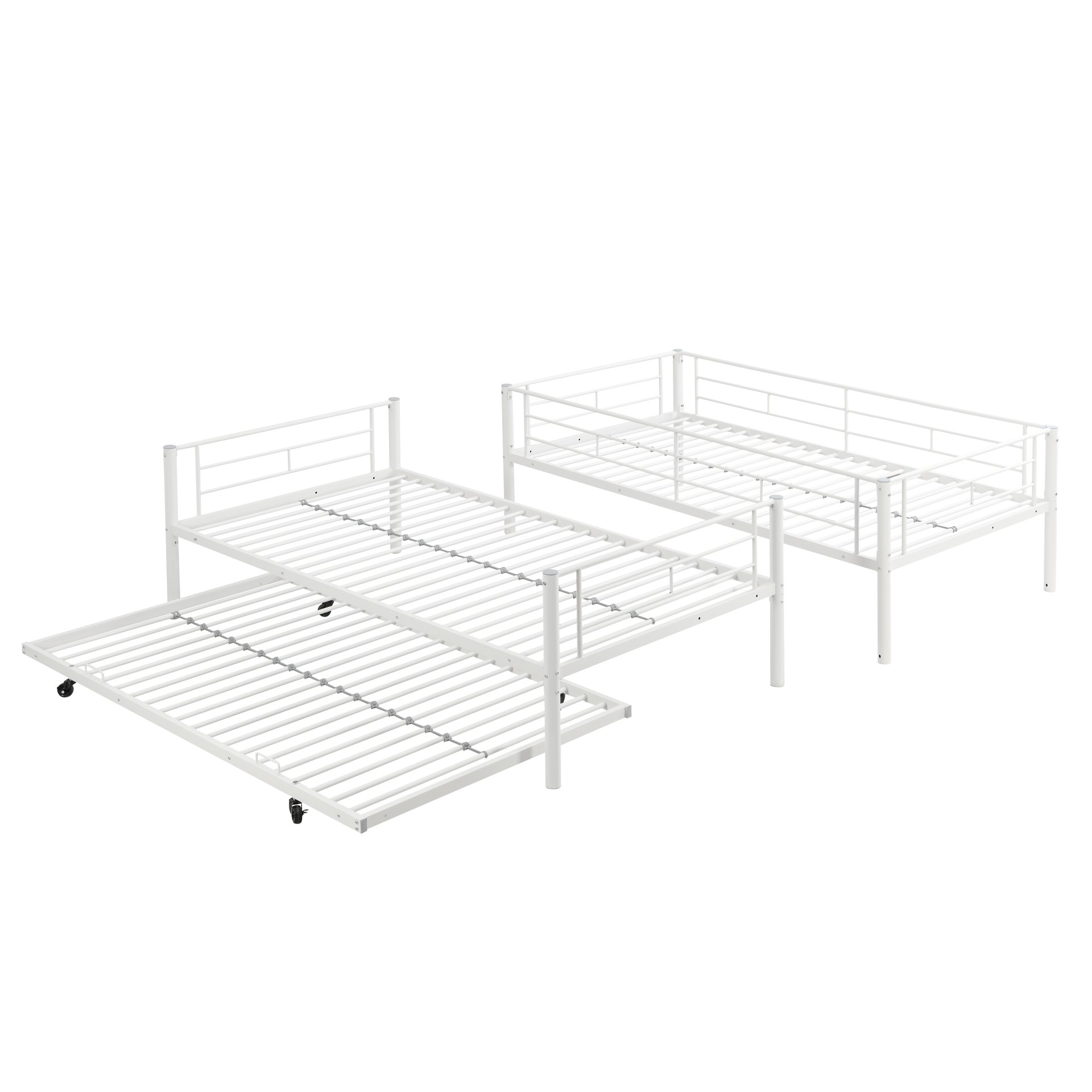 Bunk Bed With Trundle - White - Image 10