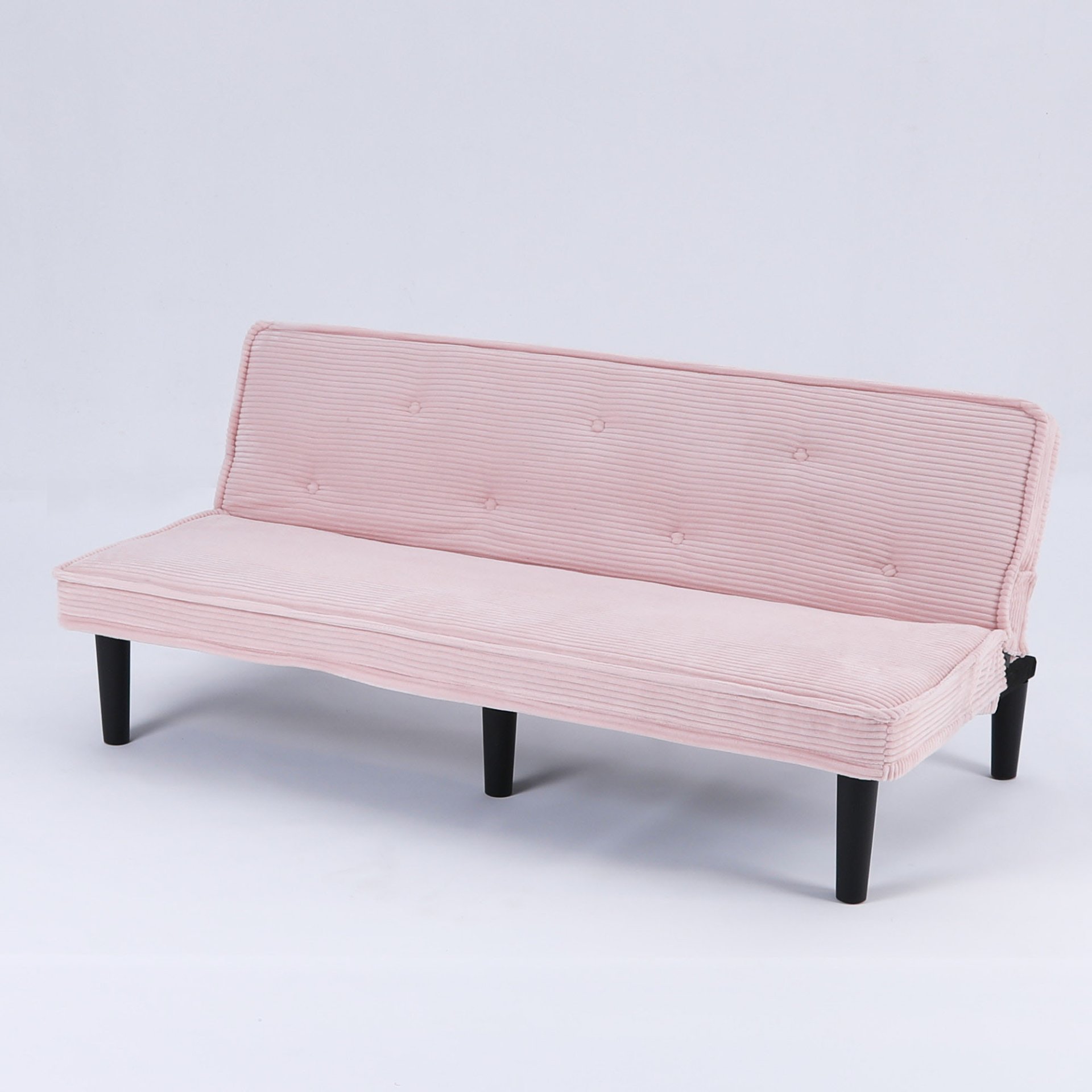 Modern Sofa Bed - Black / Beige / Pink - Image 11
