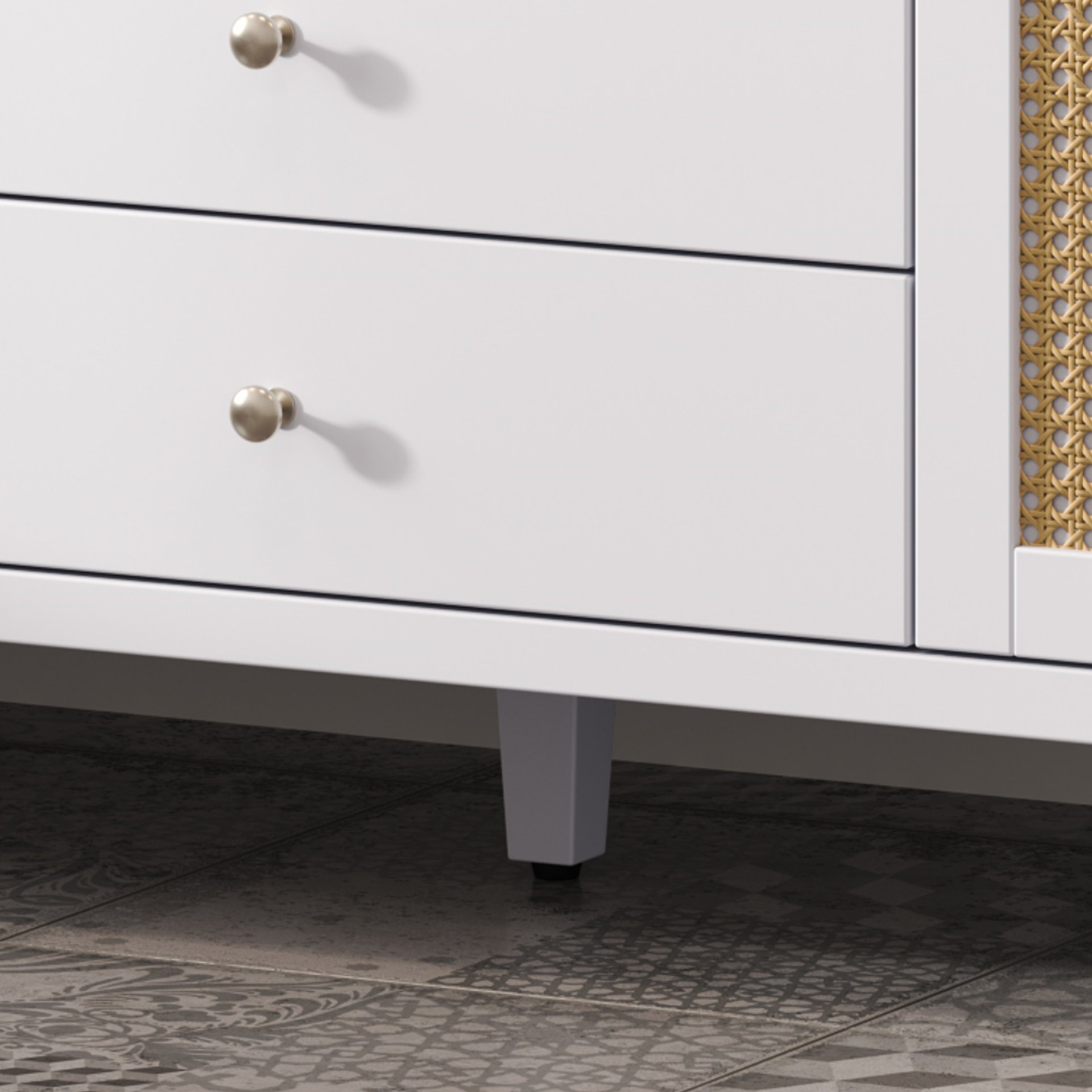 Bathroom Vanity With Sink, Soft Close Drawers - White - Image 14