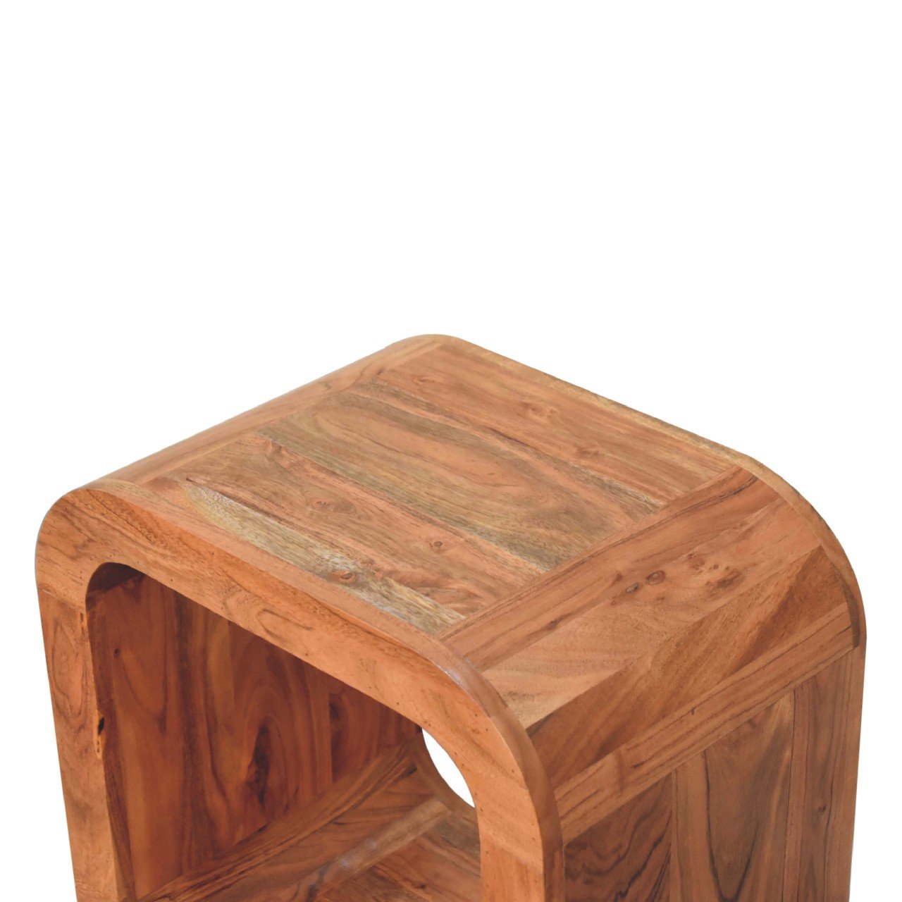 Darcy - Round Nightstand - Brown - Image 6
