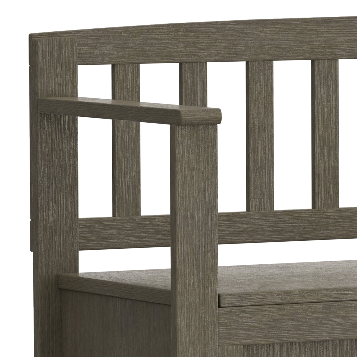 Brooklyn - Entryway Storage Bench - Farmhouse Gray - Image 16