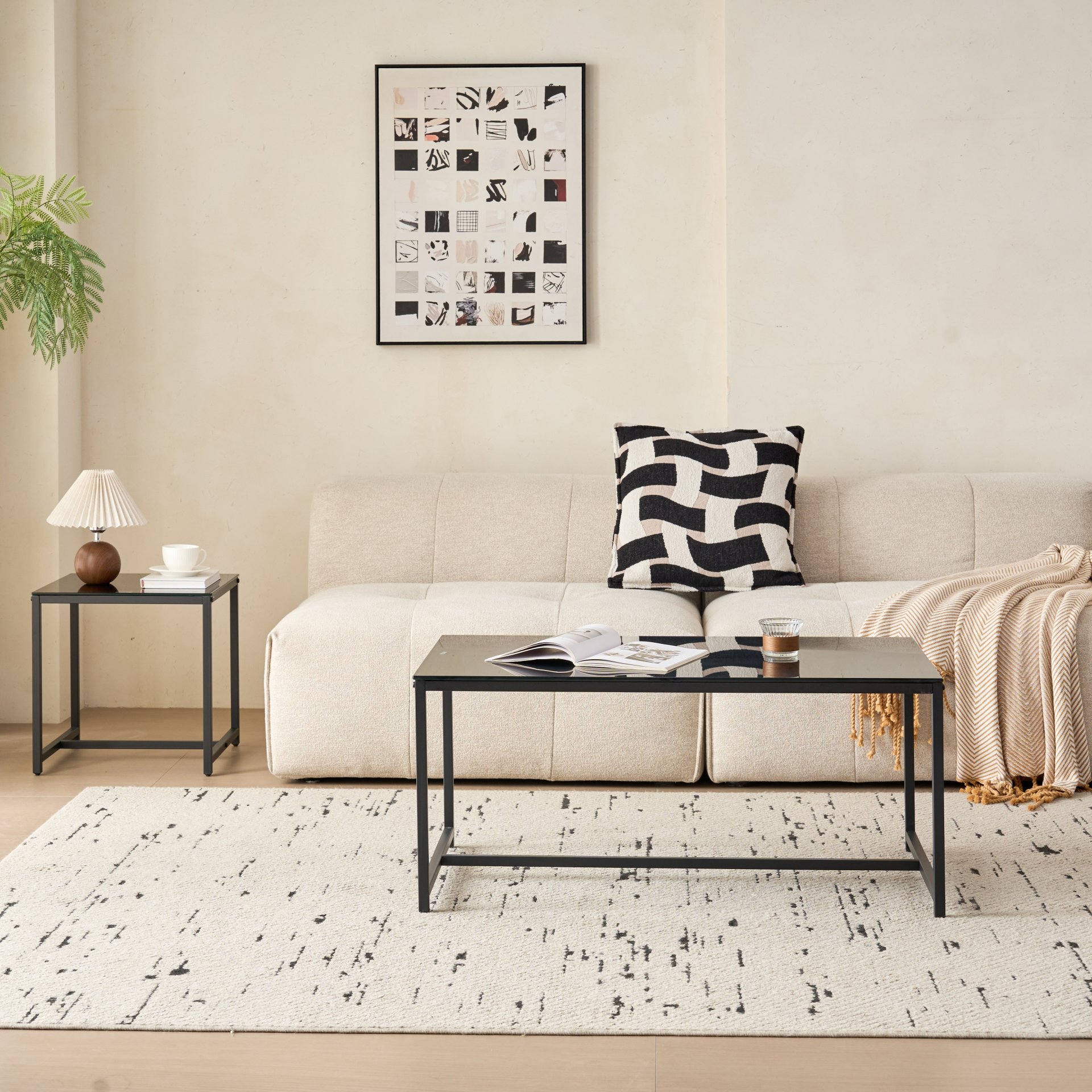 Coffee Table For Living Room - Black - Image 6