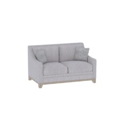 Loveseat With Casual Accent - Gray