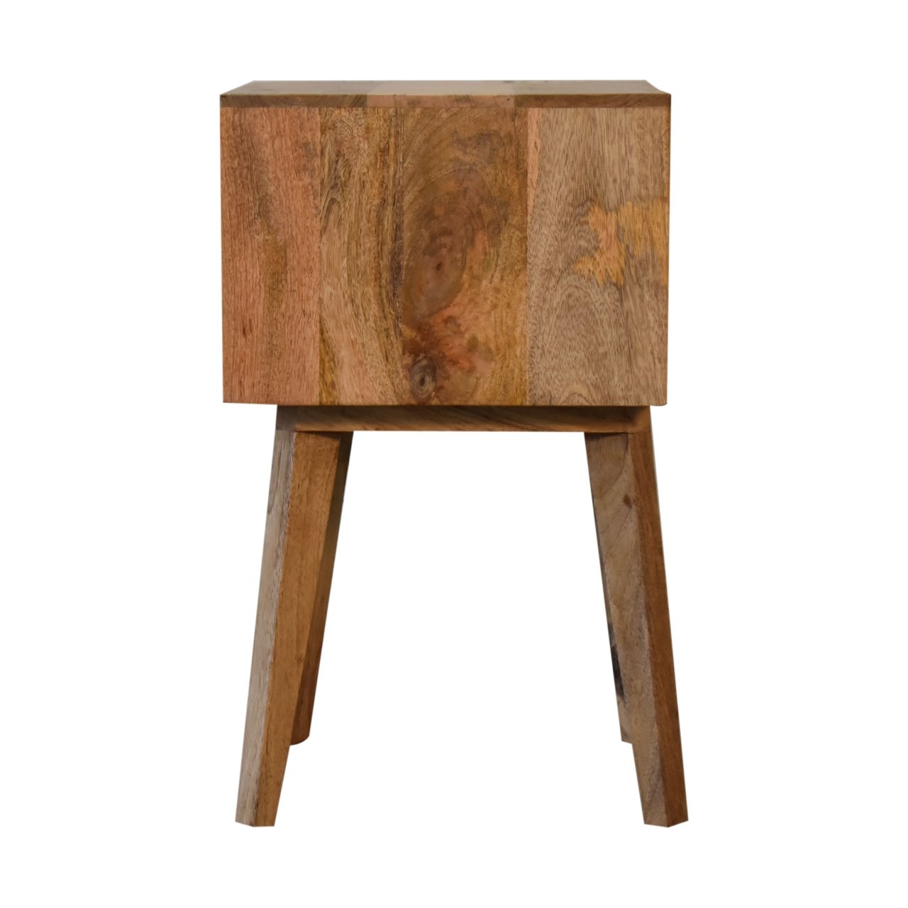 Inlay - Bone Scandi Bedside Table - Oak - Image 8