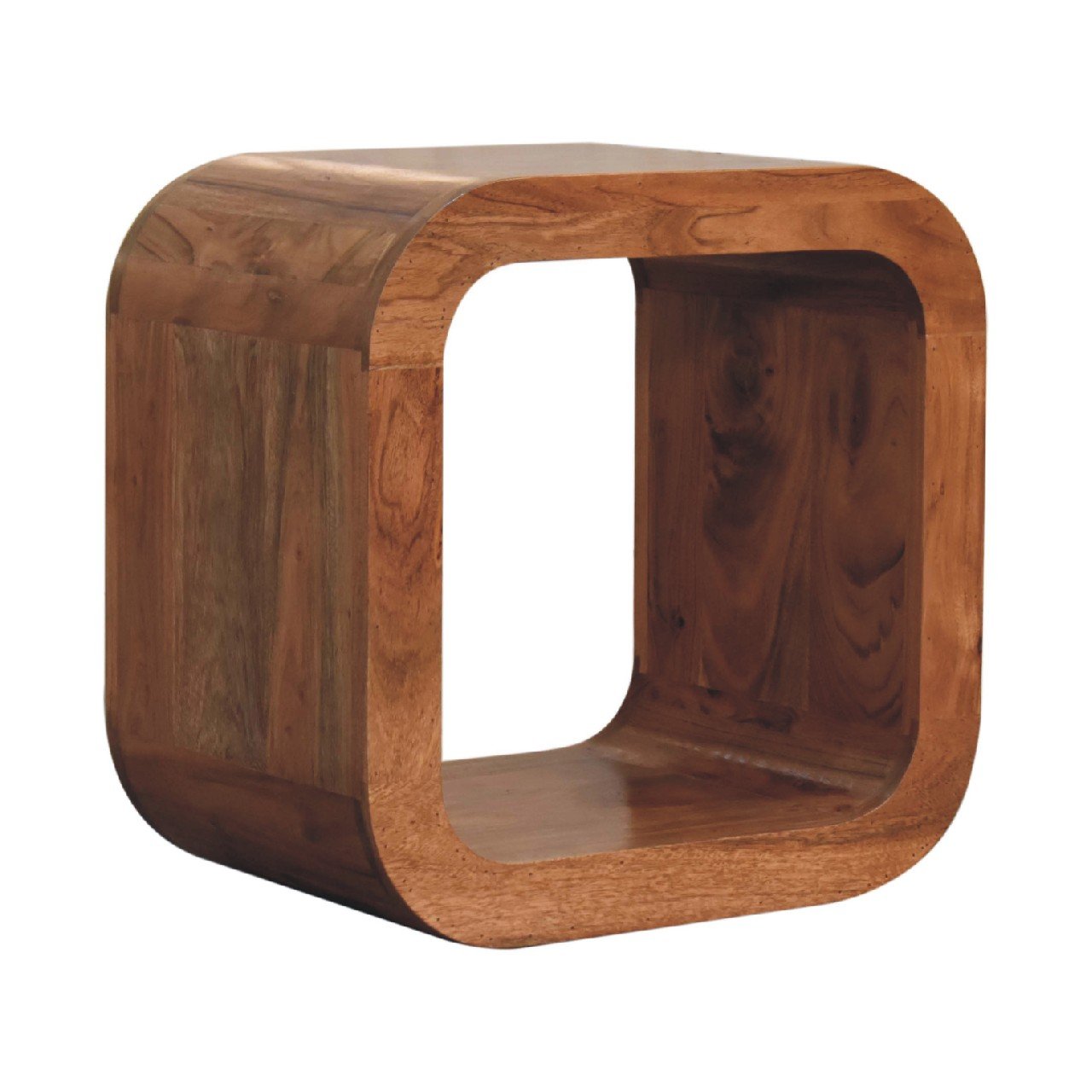 Darcy - Round Nightstand - Brown - Image 3