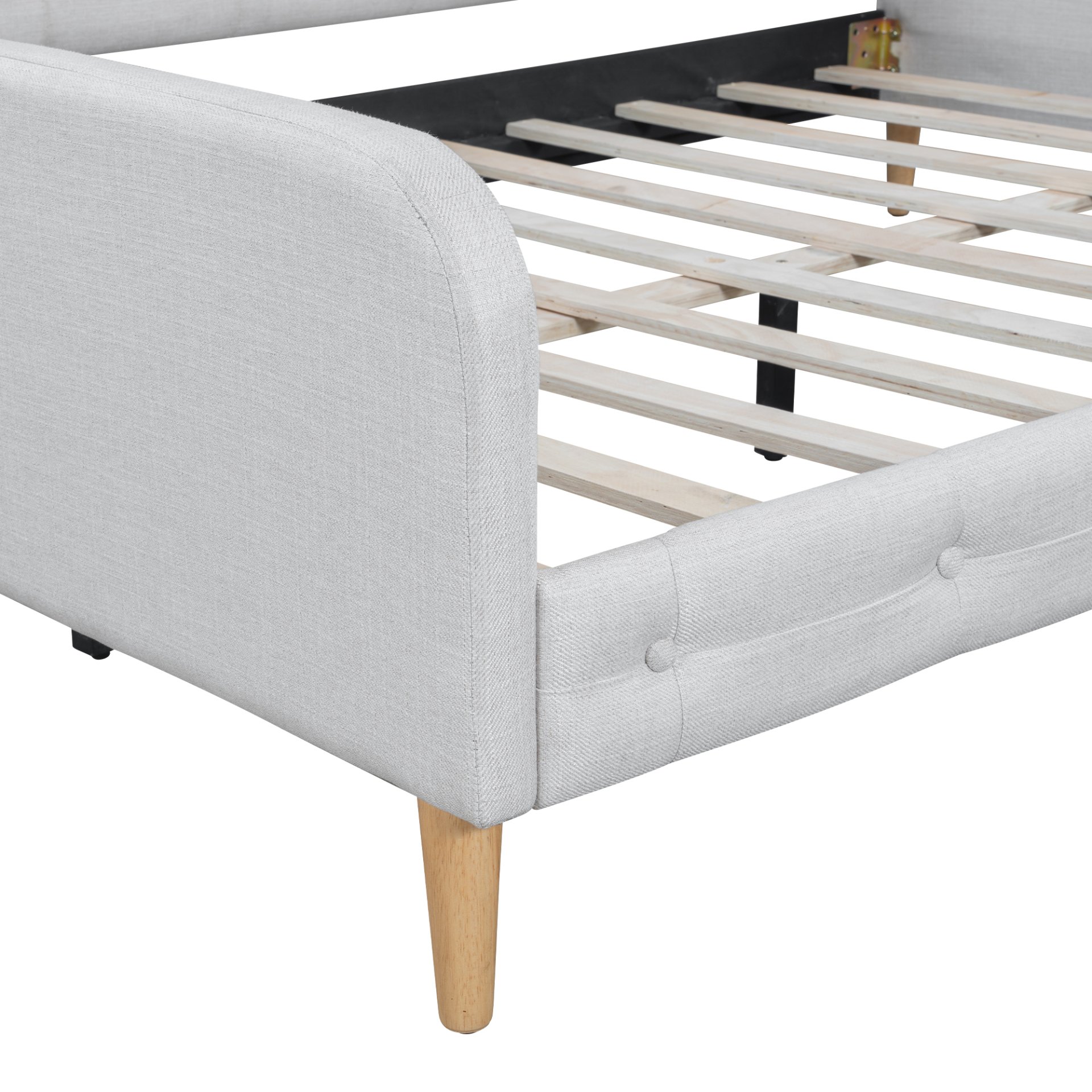 Full Size Upholstered Daybed - Beige - Image 6