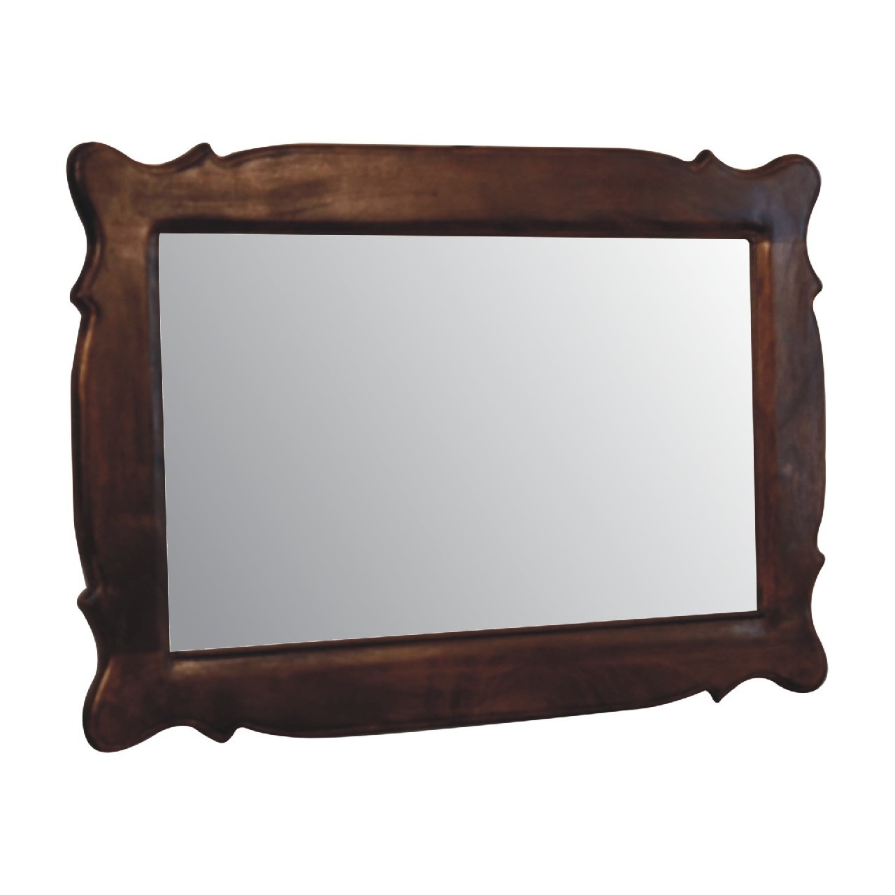 Oblong Mirror Frame - Brown - Image 5