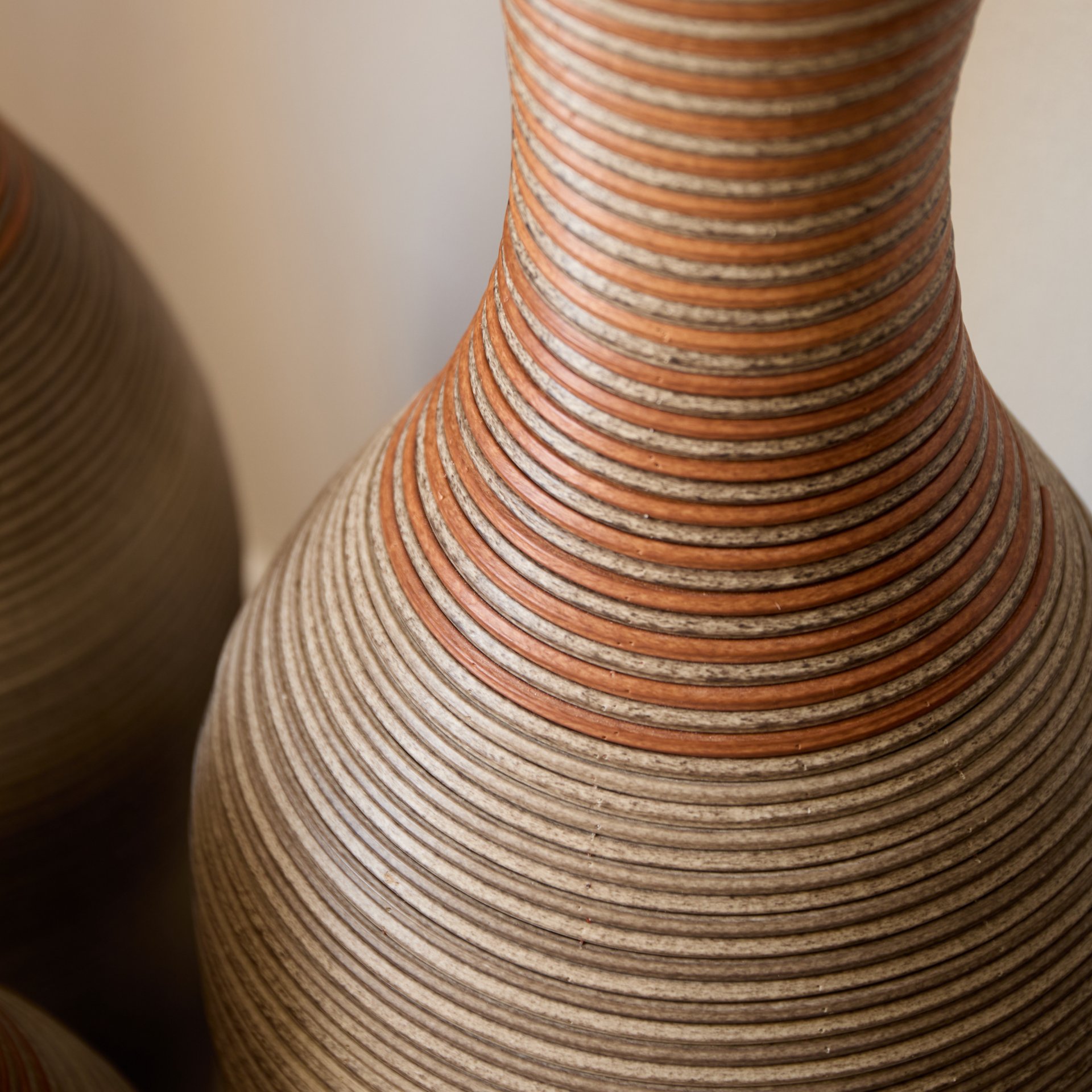 Desktop Vase, Classic And Neat Floor Vase, High Independent Flower Stand, Home Decoration Flower Stand (Set of 3) - Brown Gray - Image 12