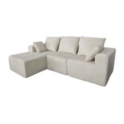 Corner Combination Sofa Sectional Couch, Modular Design For Flexible Living Spaces - Beige