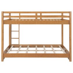 Queen Size Bunk Bed With Ladder - Wood