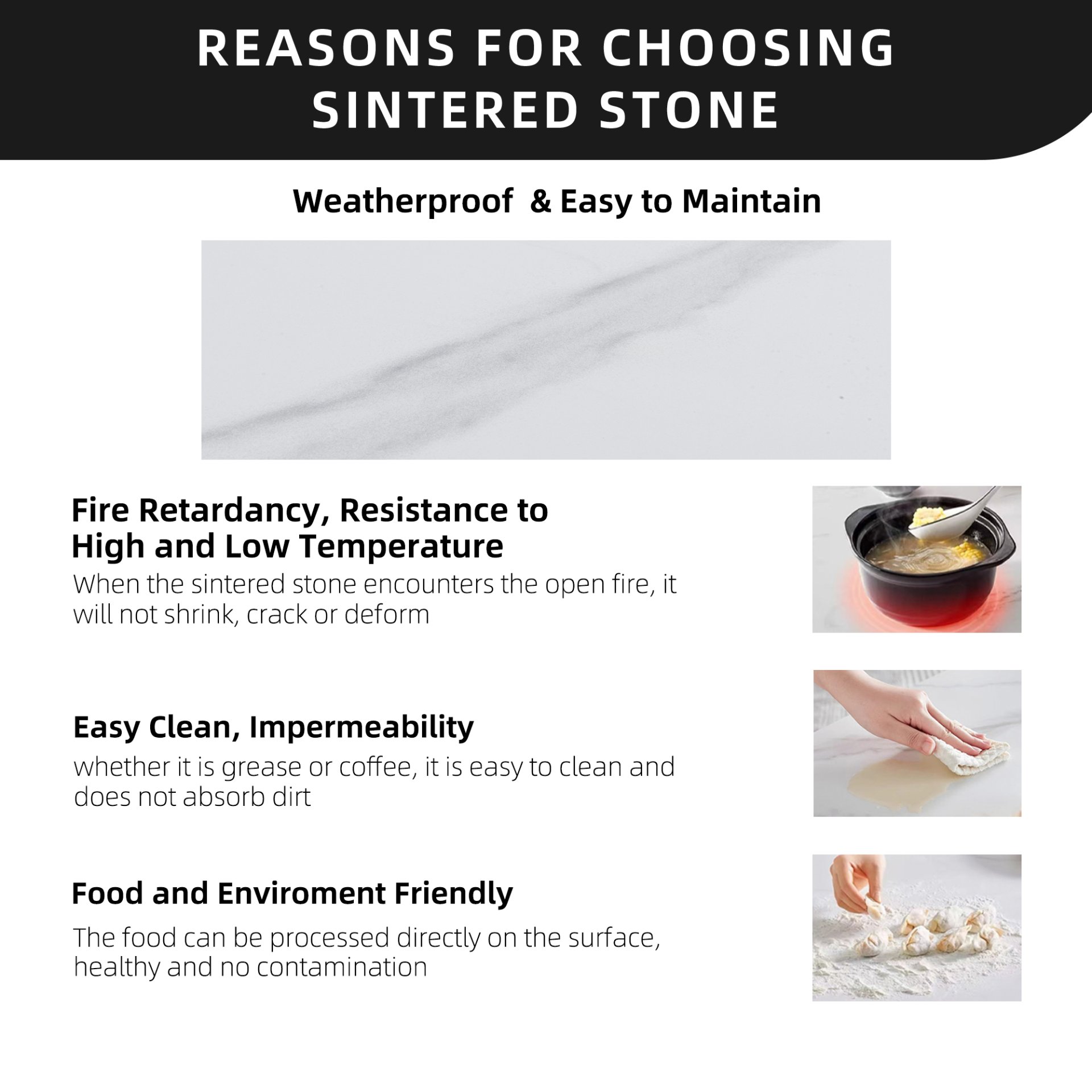 7 Piece Modern Outdoor Patio Dining Set With Table And Swivel Chairs Rockers With Sunbrella Cushions - Ember Black / White - Image 9