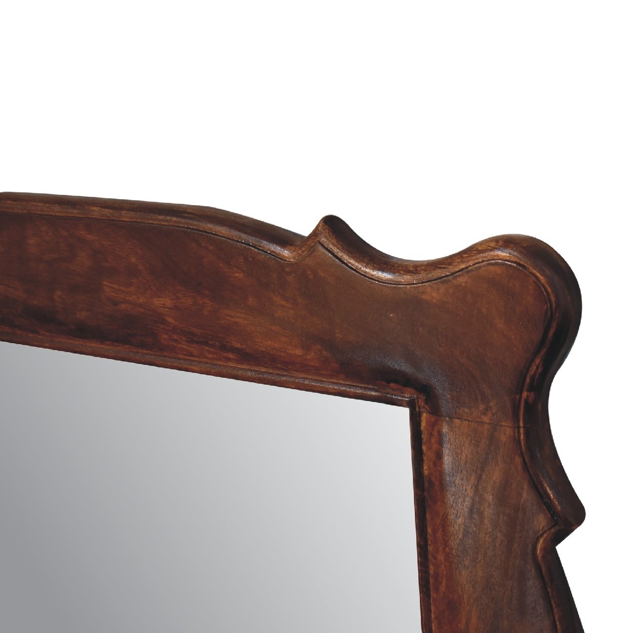 Oblong Mirror Frame - Brown - Image 7