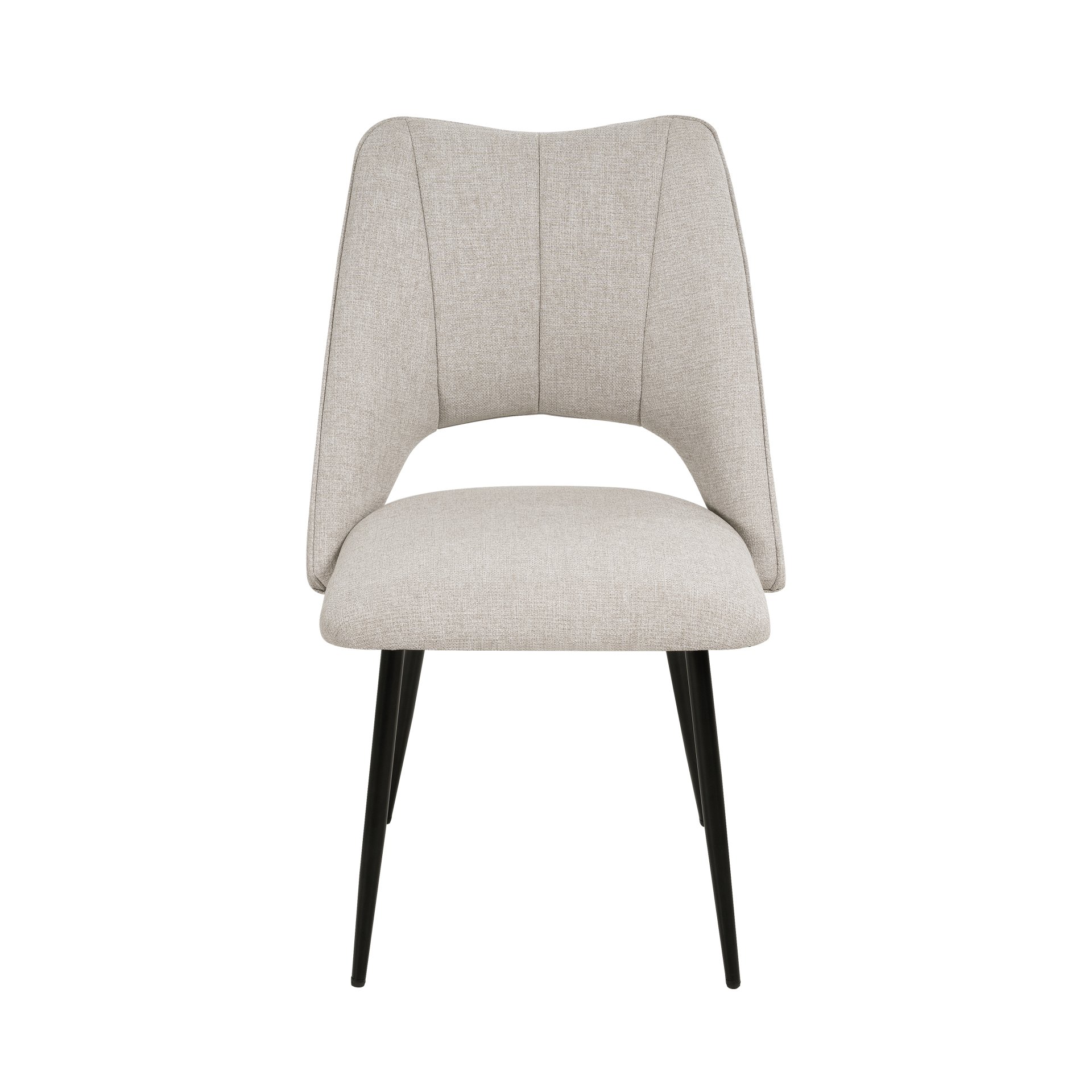 Chair With High Resilience Filling, Adjustable Feet For Kitchens (Set of 4) - Beige - Image 8