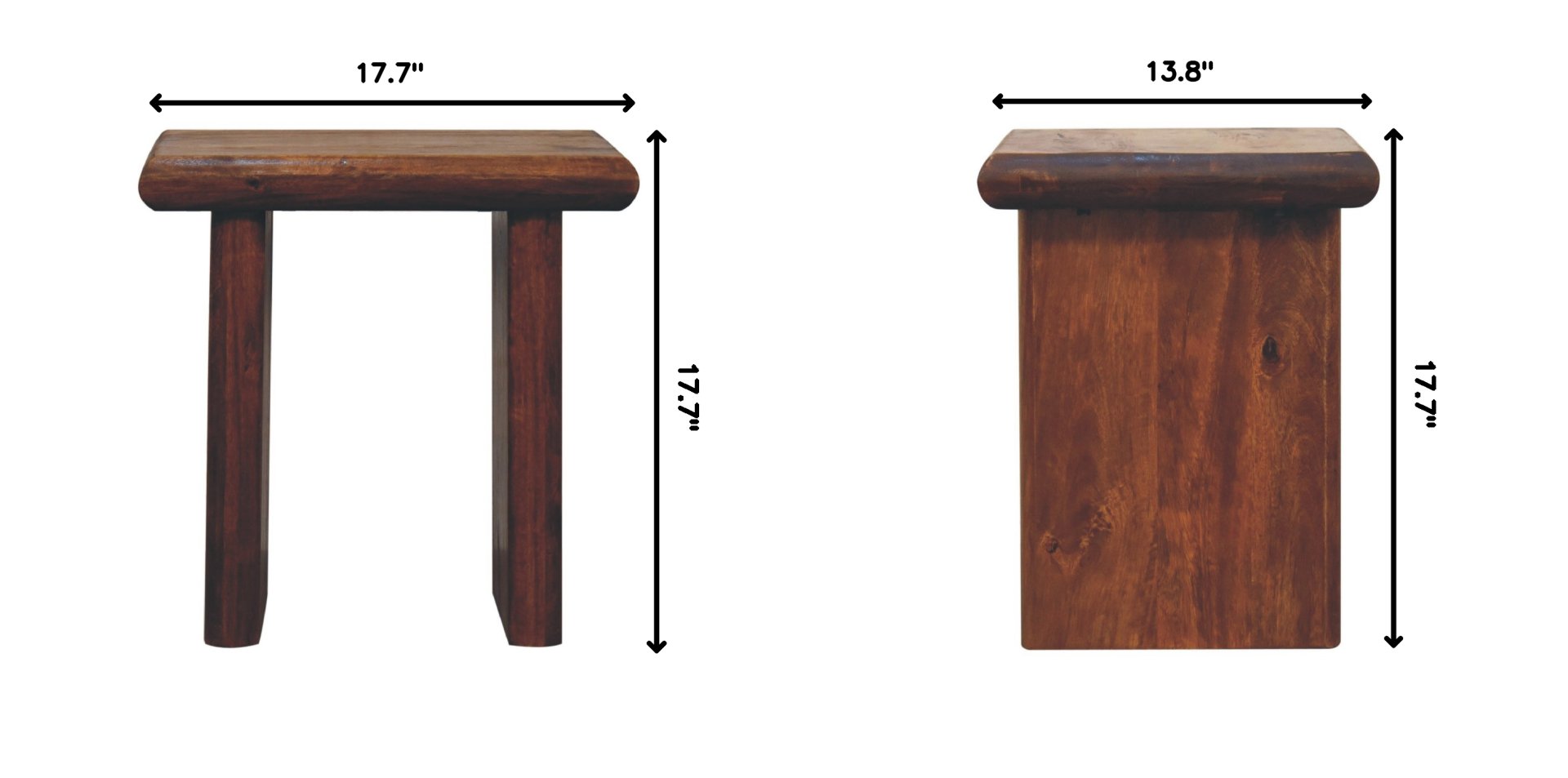 Rio - Side Table - Chestnut - Image 12