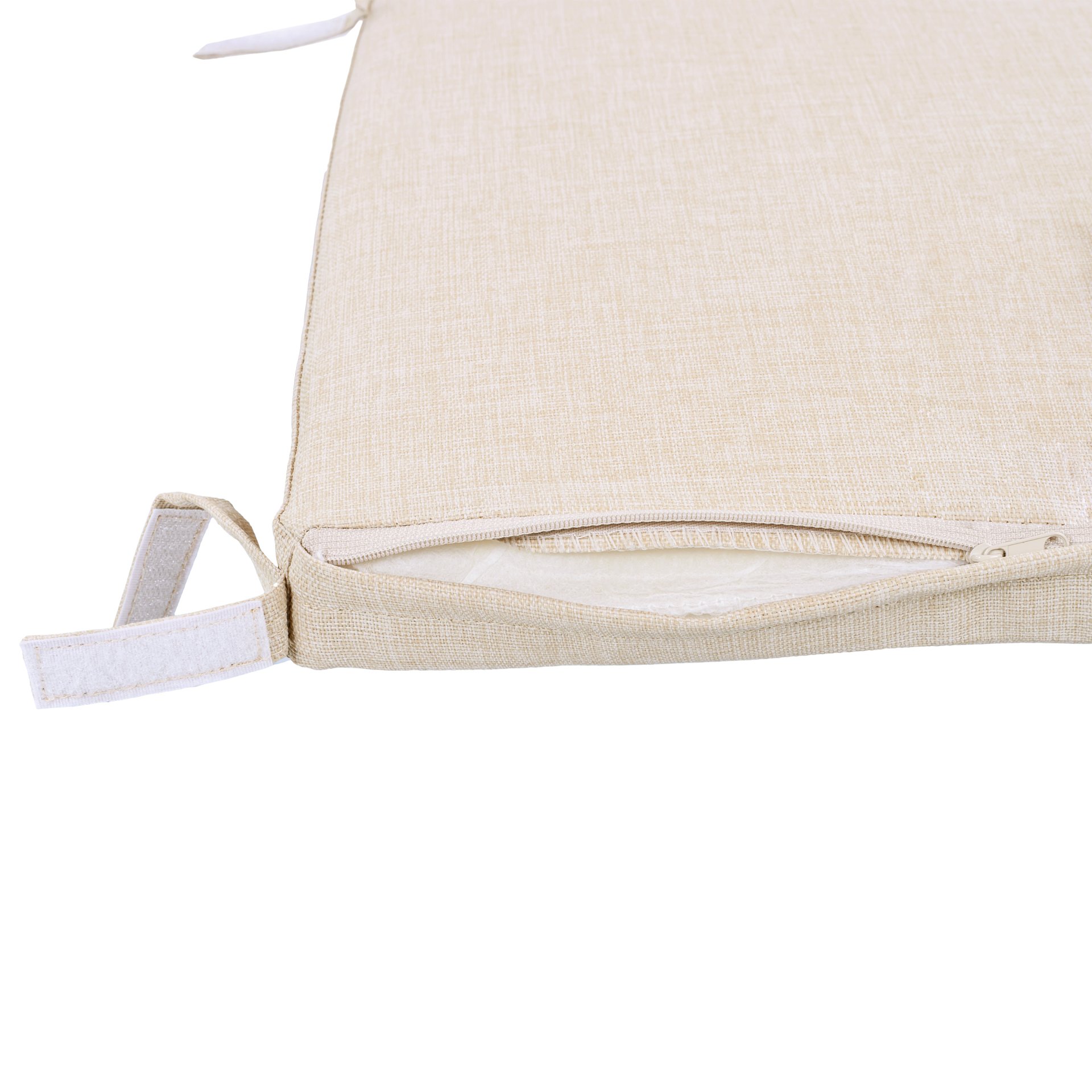 Outdoor Dining Armchair (Set of 2) - Beige / White - Image 14