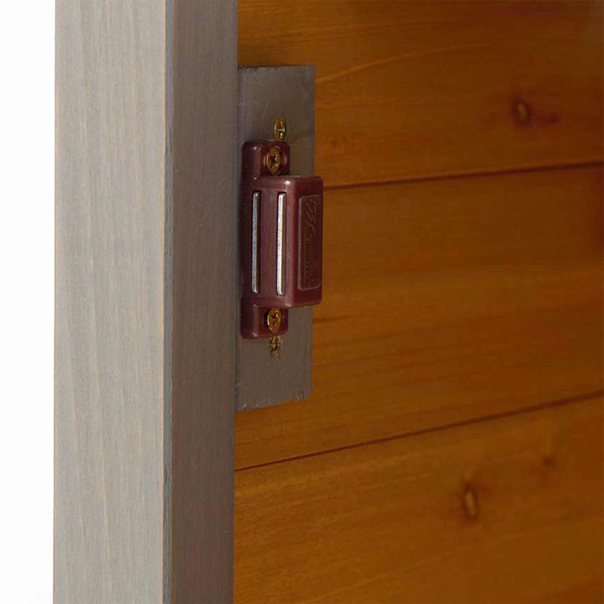 Outdoor Potting - Bench, Workstation Table With Cabinet For Backyard Garden Supplies - Brown / Gray - Image 22