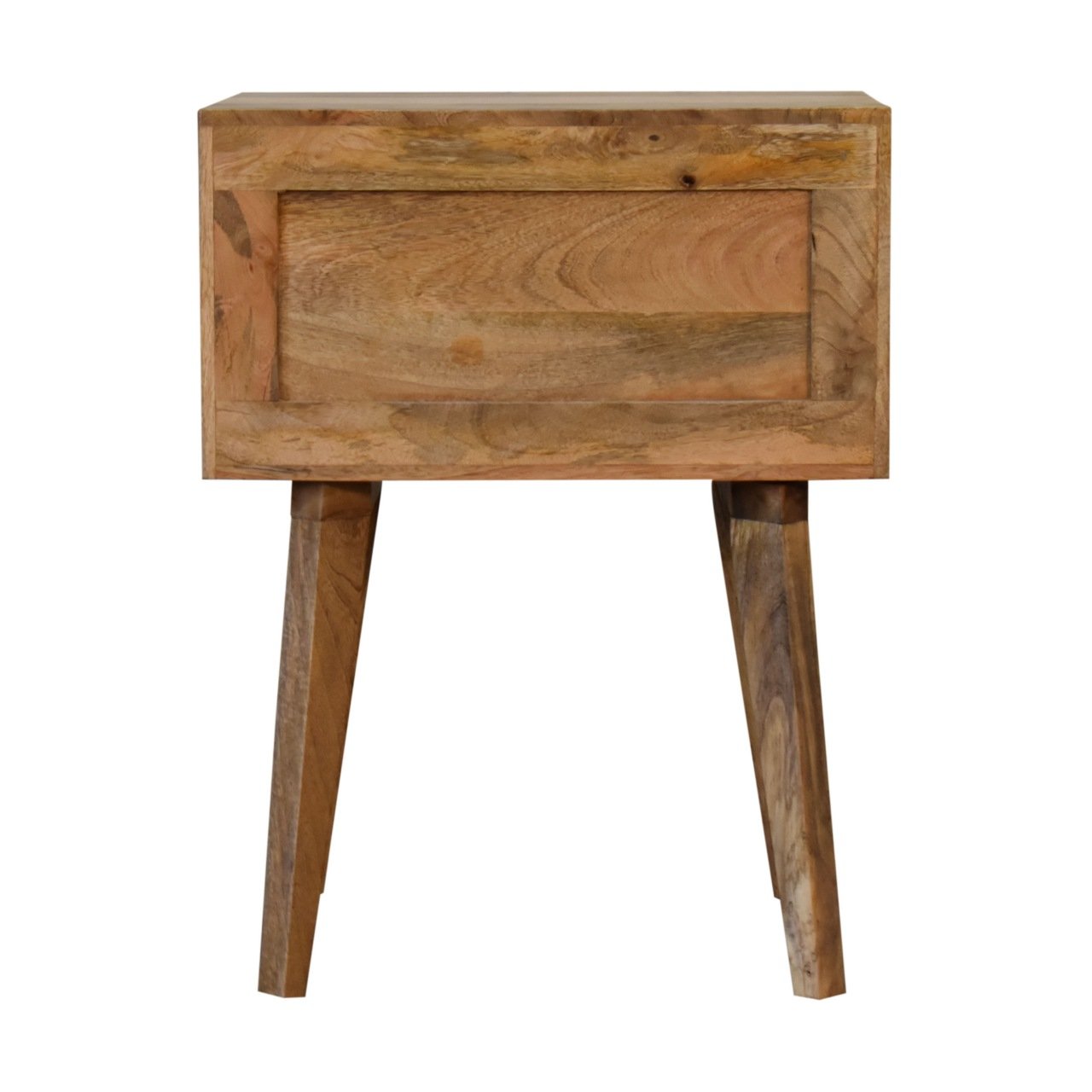Inlay - Bone Scandi Bedside Table - Oak - Image 9